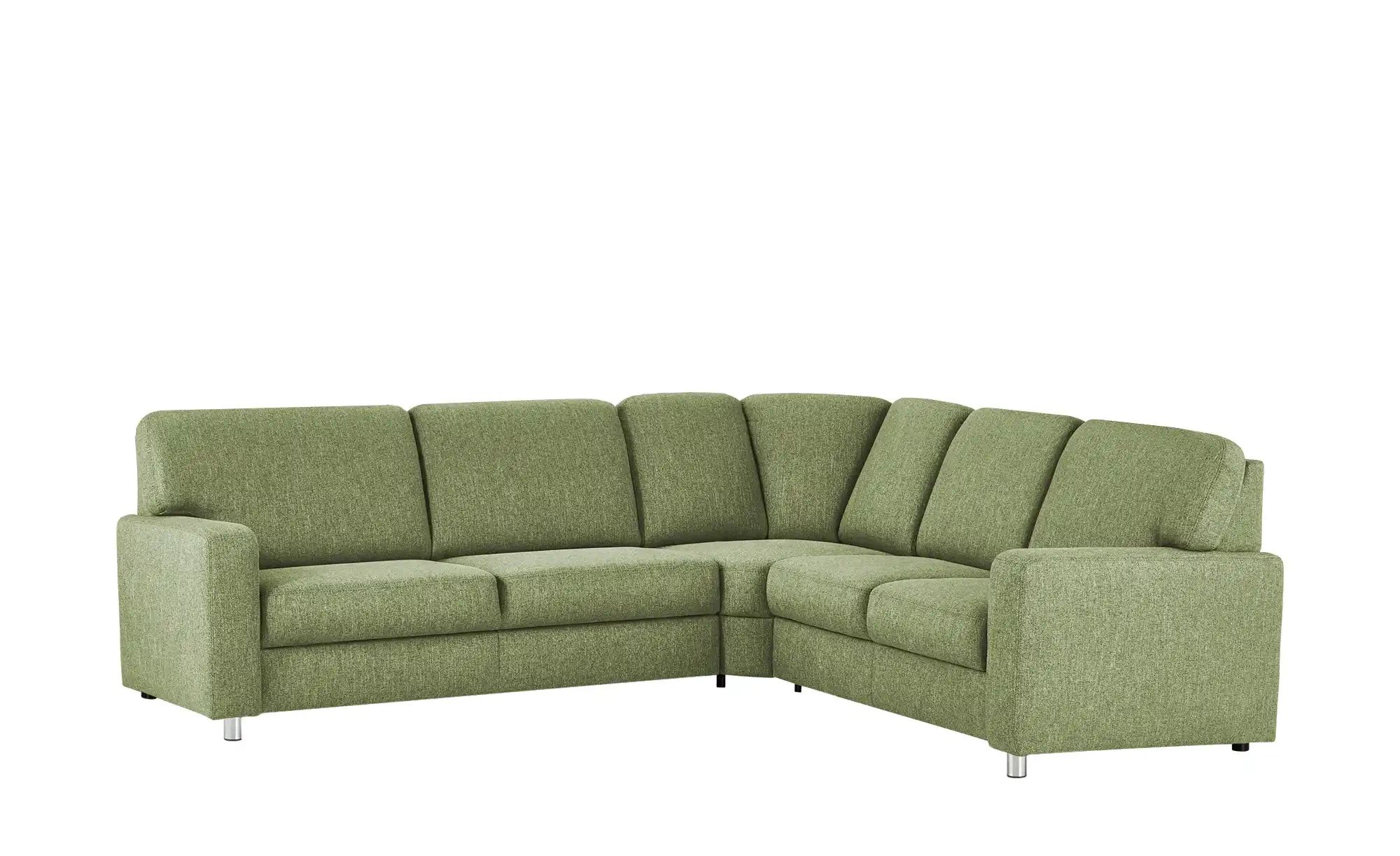 smart Ecksofa  Valencia ¦ grün ¦ Maße (cm): B: 266 H: 90 T: 236 Polstermöbe günstig online kaufen