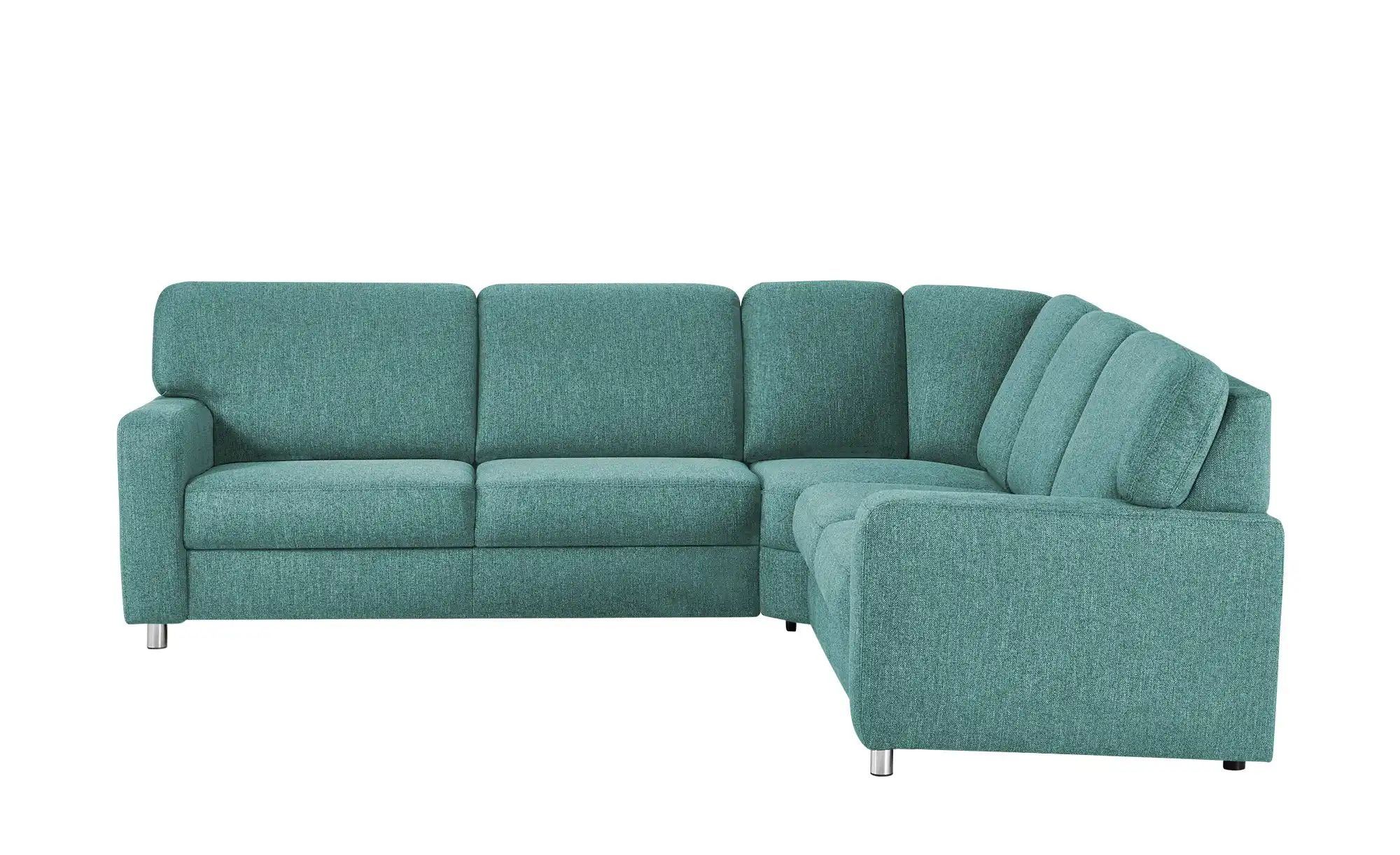 smart Ecksofa  Valencia ¦ türkis/petrol ¦ Maße (cm): B: 266 H: 90 T: 236 Po günstig online kaufen