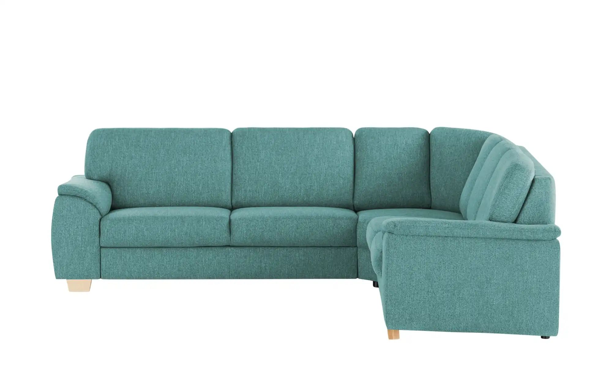 smart Ecksofa  Valencia ¦ türkis/petrol ¦ Maße (cm): B: 280 H: 80 T: 250 Po günstig online kaufen