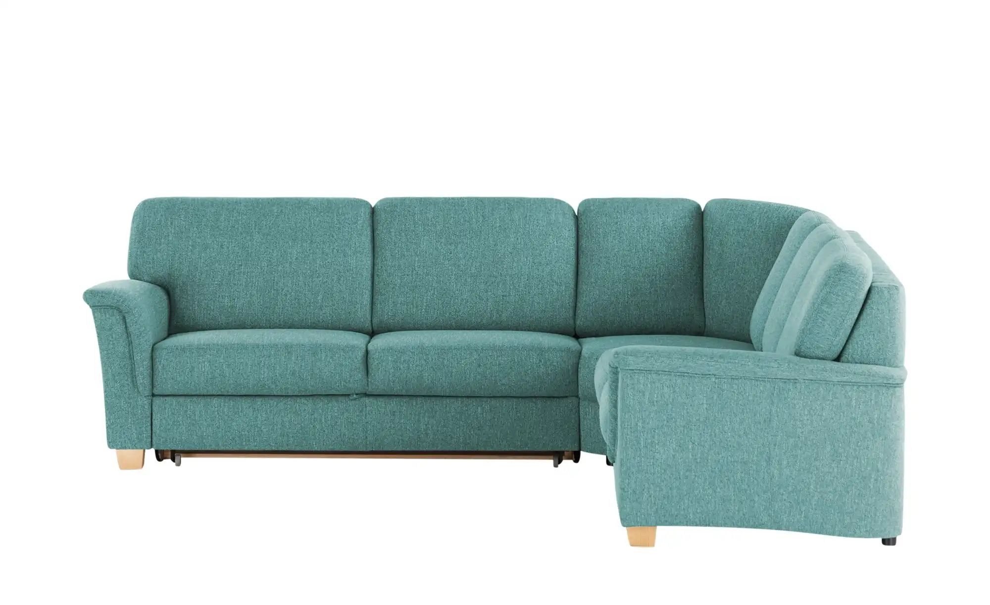 smart Ecksofa  Valencia ¦ türkis/petrol ¦ Maße (cm): B: 272 H: 90 T: 242 Po günstig online kaufen