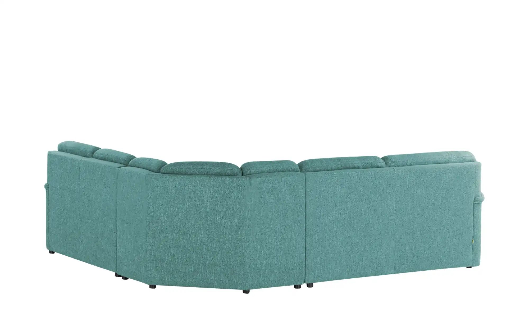 smart Ecksofa  Valencia ¦ türkis/petrol ¦ Maße (cm): B: 272 H: 90 T: 242 Po günstig online kaufen