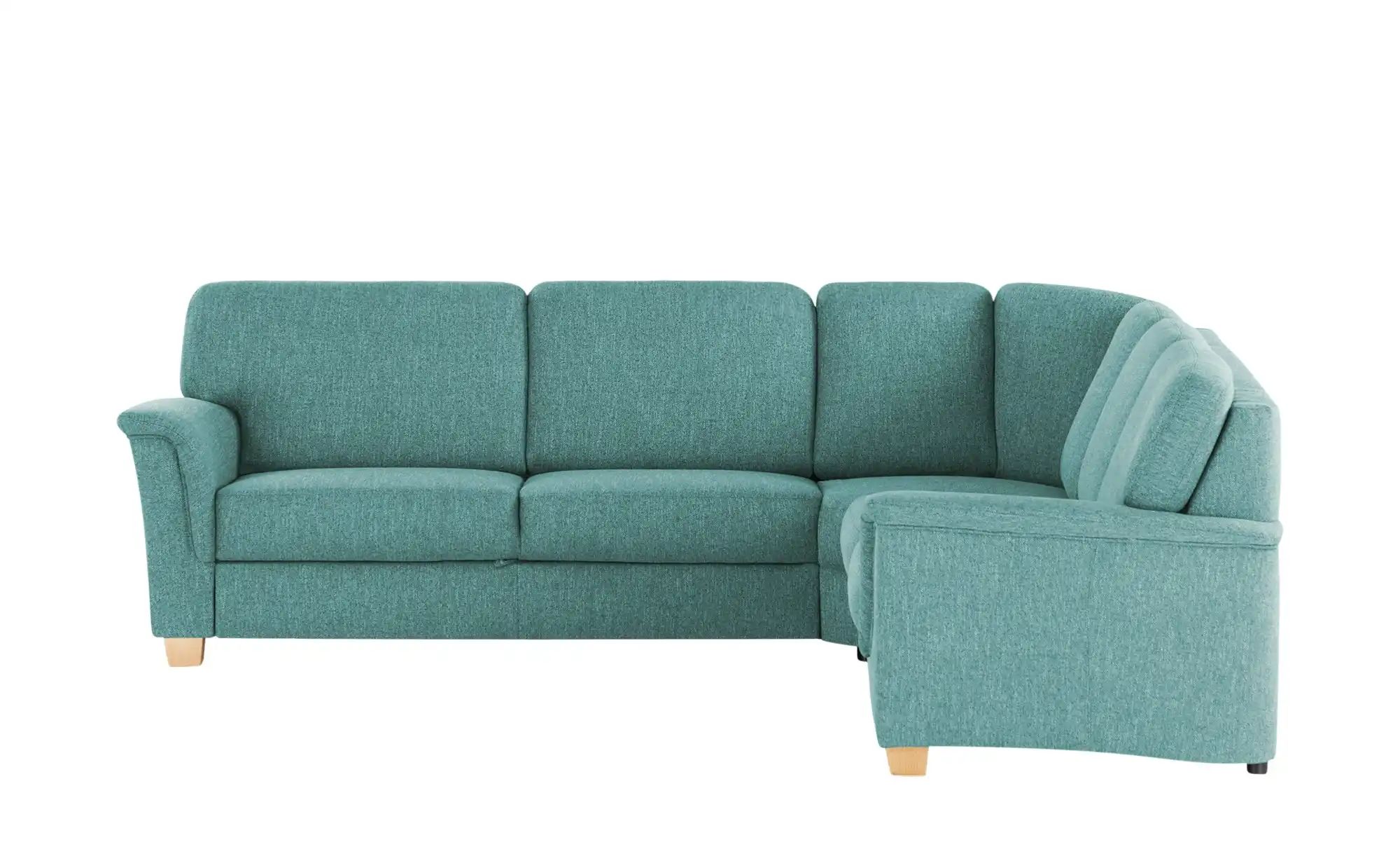 smart Ecksofa  Valencia ¦ türkis/petrol ¦ Maße (cm): B: 272 H: 90 T: 242 Po günstig online kaufen