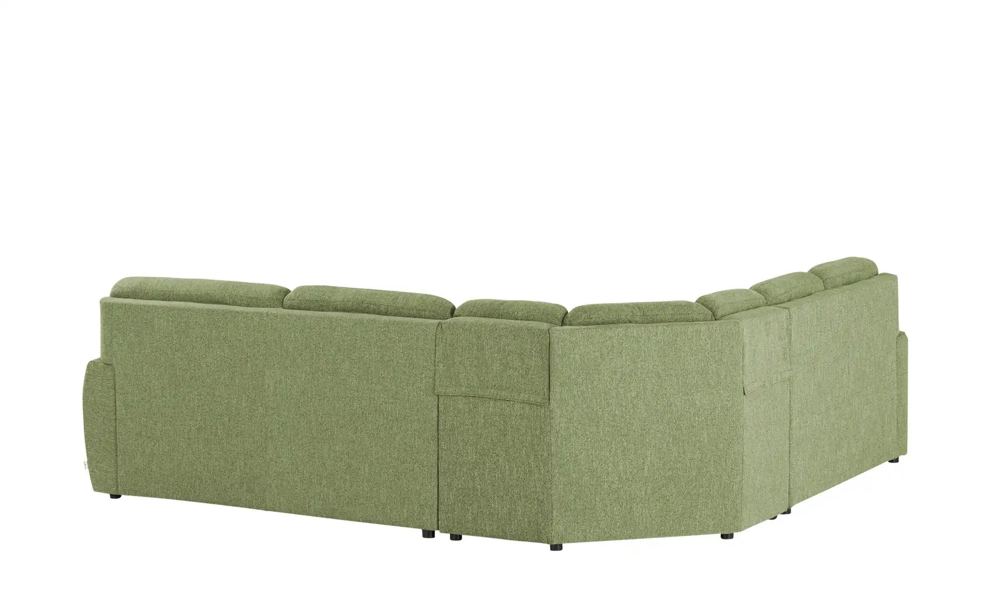 smart Ecksofa  Valencia ¦ grün ¦ Maße (cm): B: 240 H: 90 T: 270 Polstermöbe günstig online kaufen