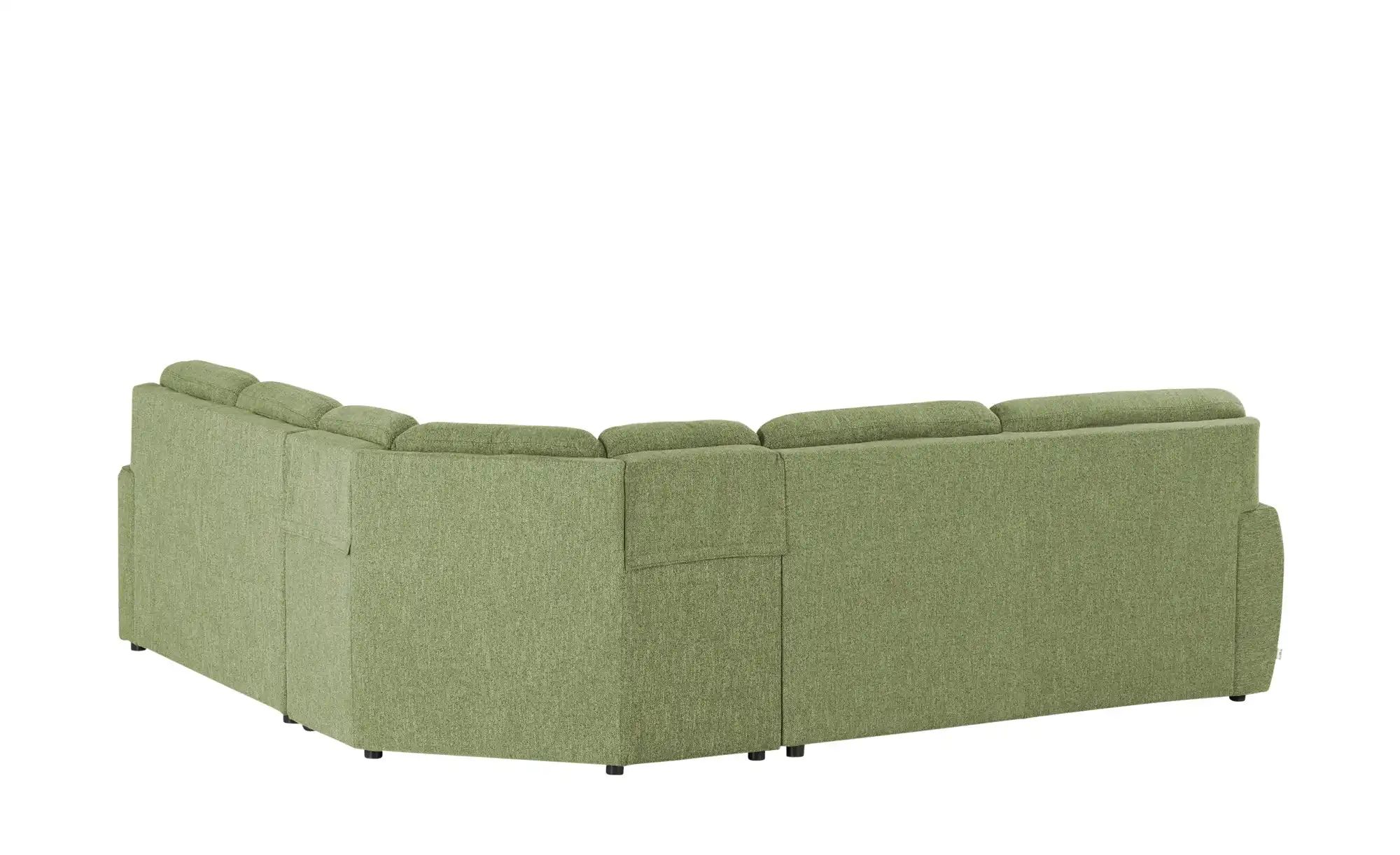 smart Ecksofa  Valencia ¦ grün ¦ Maße (cm): B: 270 H: 90 T: 240 Polstermöbe günstig online kaufen