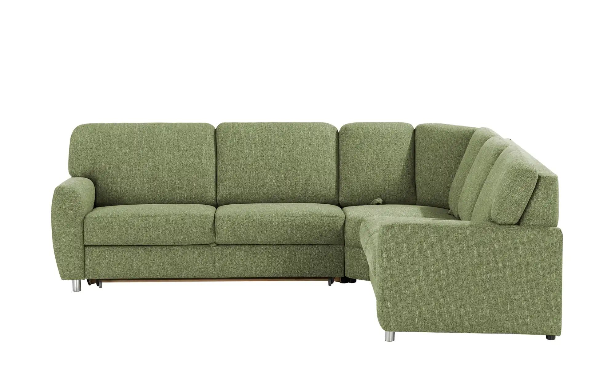 smart Ecksofa  Valencia ¦ grün ¦ Maße (cm): B: 270 H: 90 T: 240 Polstermöbe günstig online kaufen