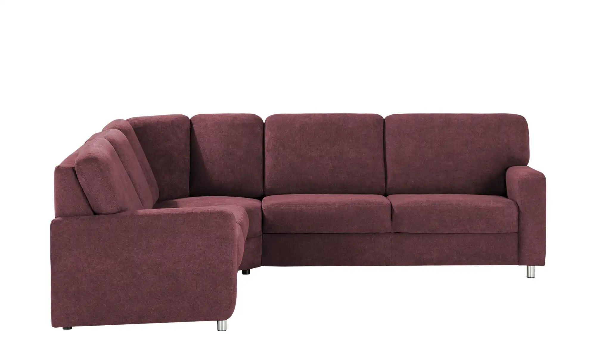 smart Ecksofa  Valencia ¦ rot ¦ Maße (cm): B: 266 H: 90 T: 236 Polstermöbel günstig online kaufen