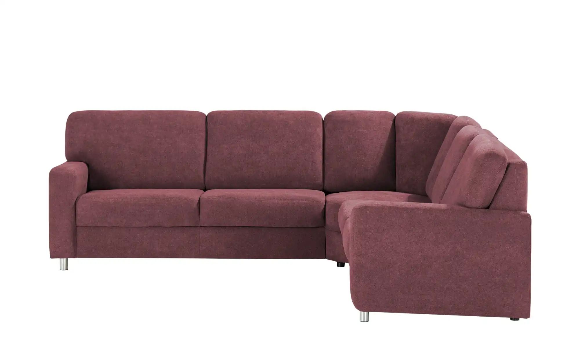 smart Ecksofa  Valencia ¦ rot ¦ Maße (cm): B: 266 H: 90 T: 236 Polstermöbel günstig online kaufen