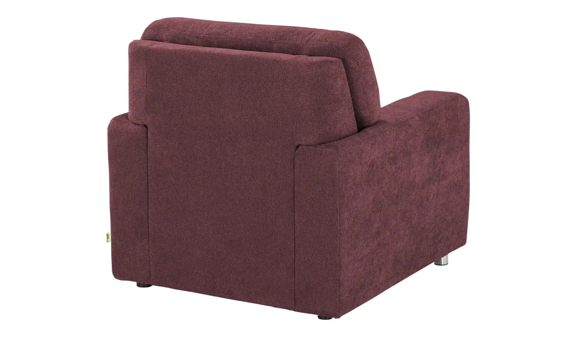 Thumbnail - smart Sessel  Valencia ¦ rot ¦ Maße (cm): B: 88 H: 90 T: 93.0 Polstermöbel > Sessel > Relaxsessel - Höffner