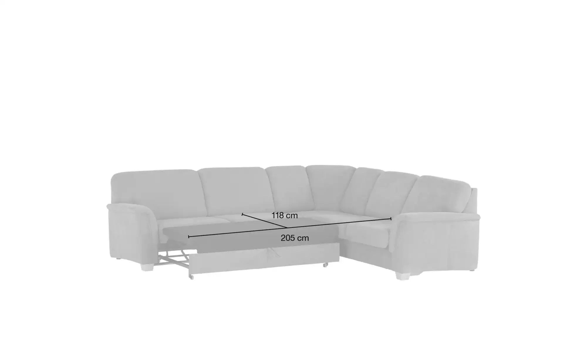 smart Ecksofa  Valencia ¦ braun ¦ Maße (cm): B: 272 H: 90 T: 242.0 Polsterm günstig online kaufen