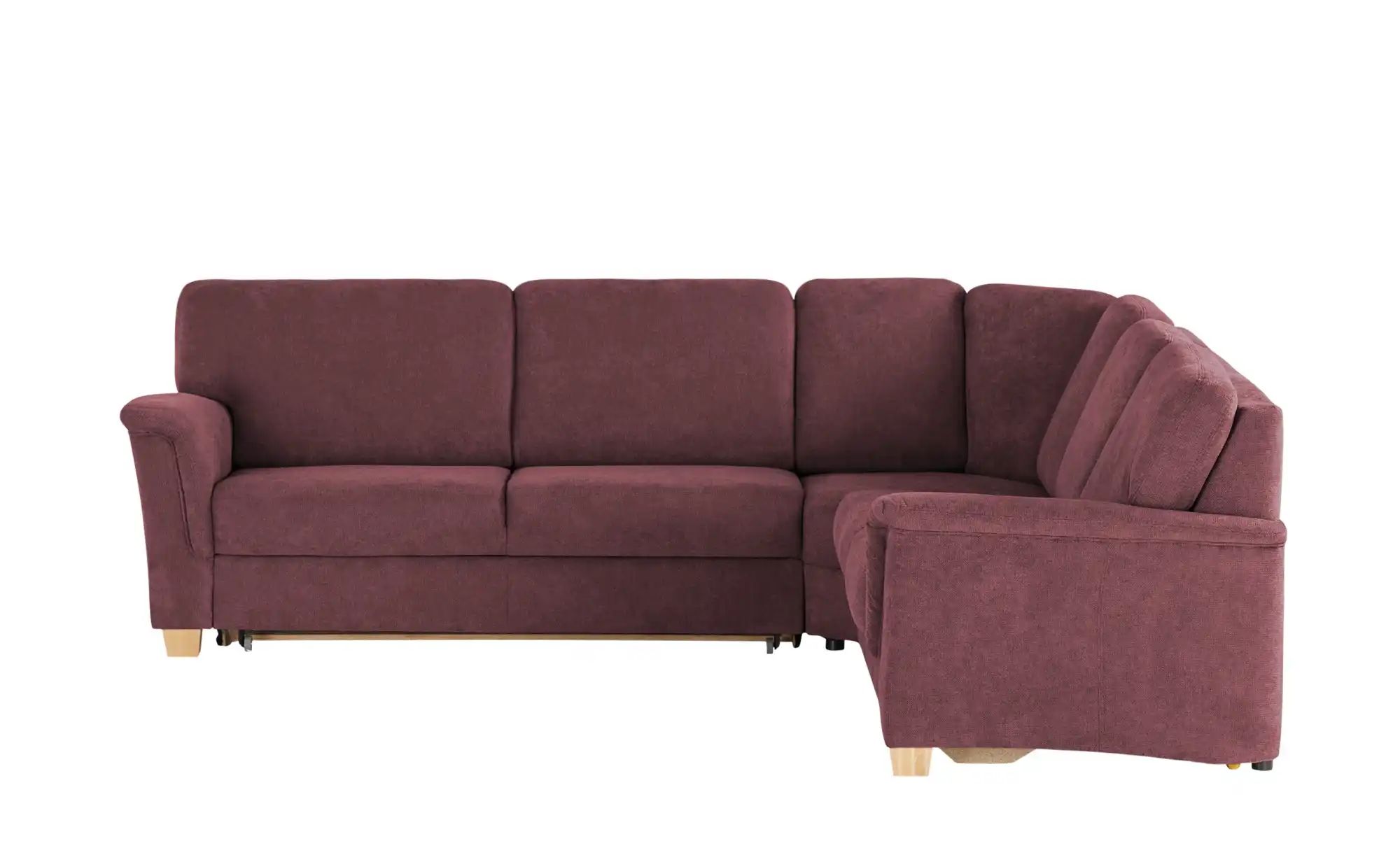 smart Ecksofa  Valencia ¦ rot ¦ Maße (cm): B: 270 H: 90 T: 240 Polstermöbel günstig online kaufen