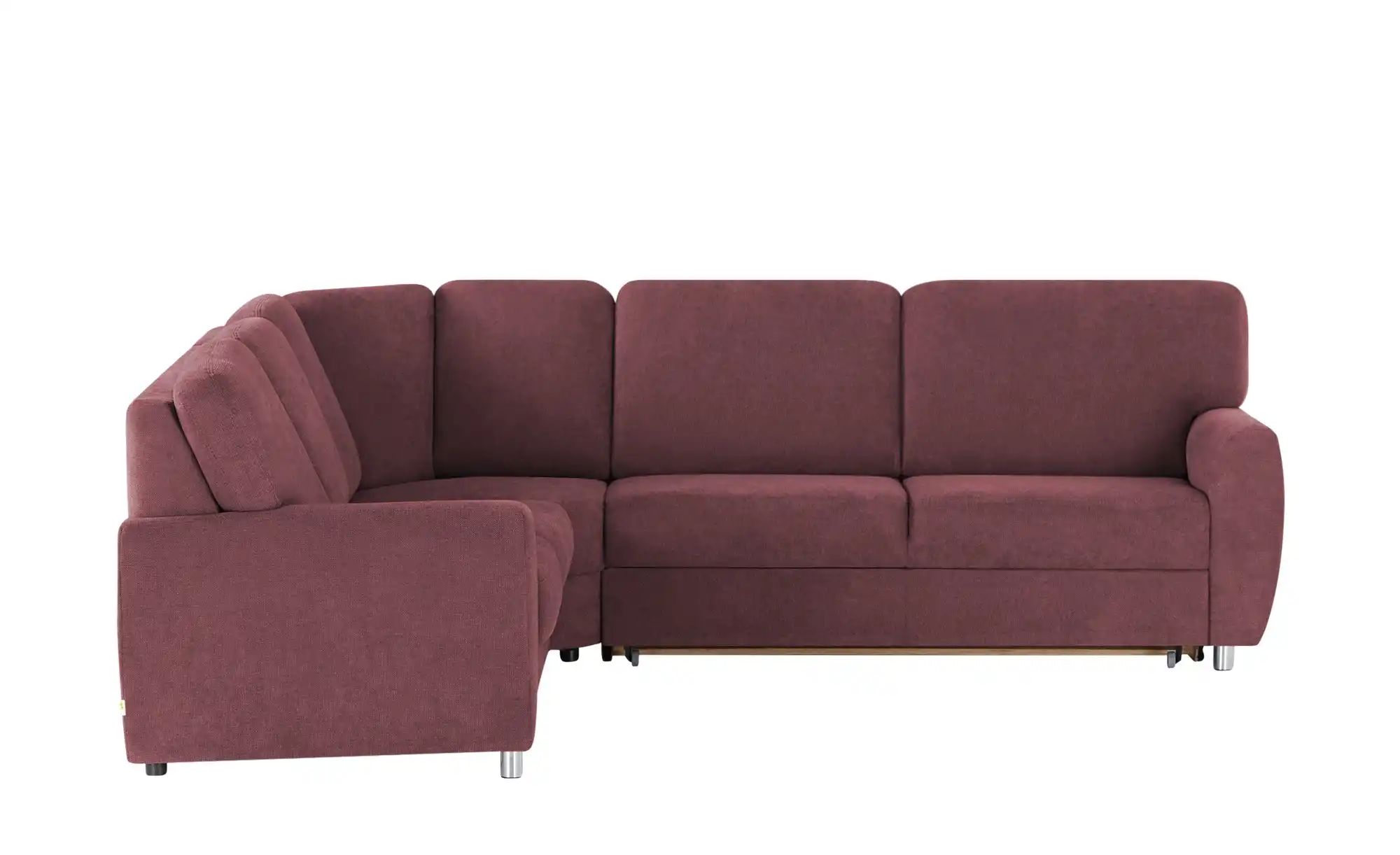 smart Ecksofa  Valencia ¦ rot ¦ Maße (cm): B: 270 H: 90 T: 240 Polstermöbel günstig online kaufen