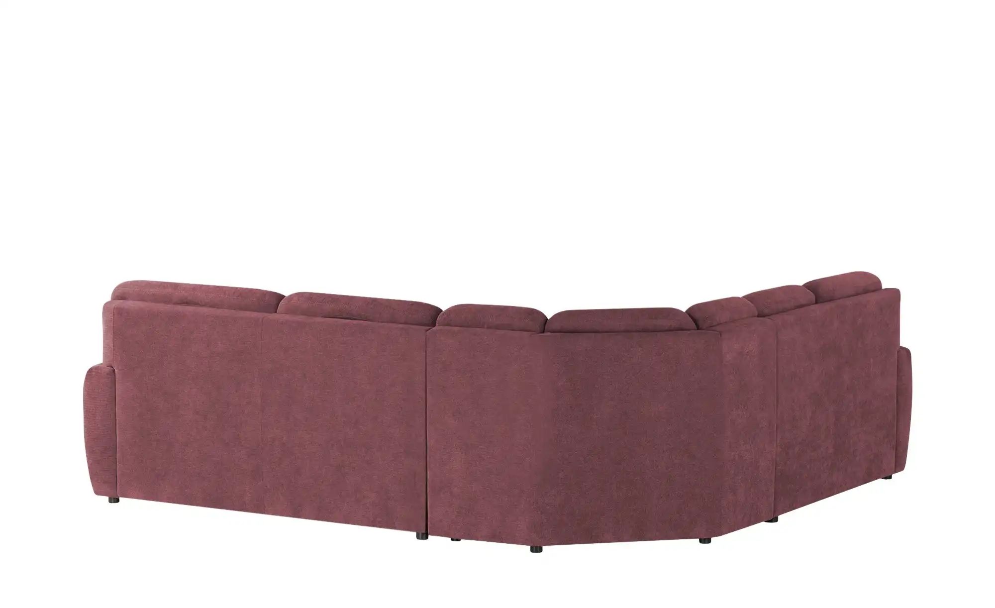 smart Ecksofa  Valencia ¦ rot ¦ Maße (cm): B: 271 H: 90 T: 241 Polstermöbel günstig online kaufen