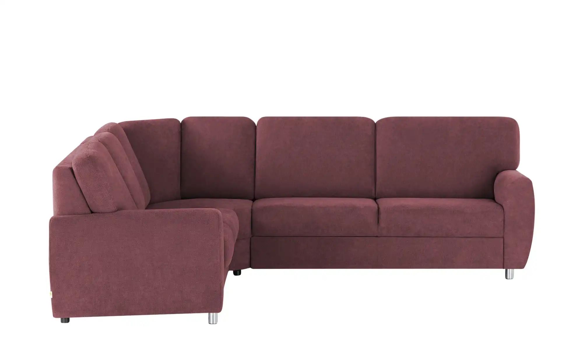 smart Ecksofa  Valencia ¦ rot ¦ Maße (cm): B: 271 H: 90 T: 241 Polstermöbel günstig online kaufen