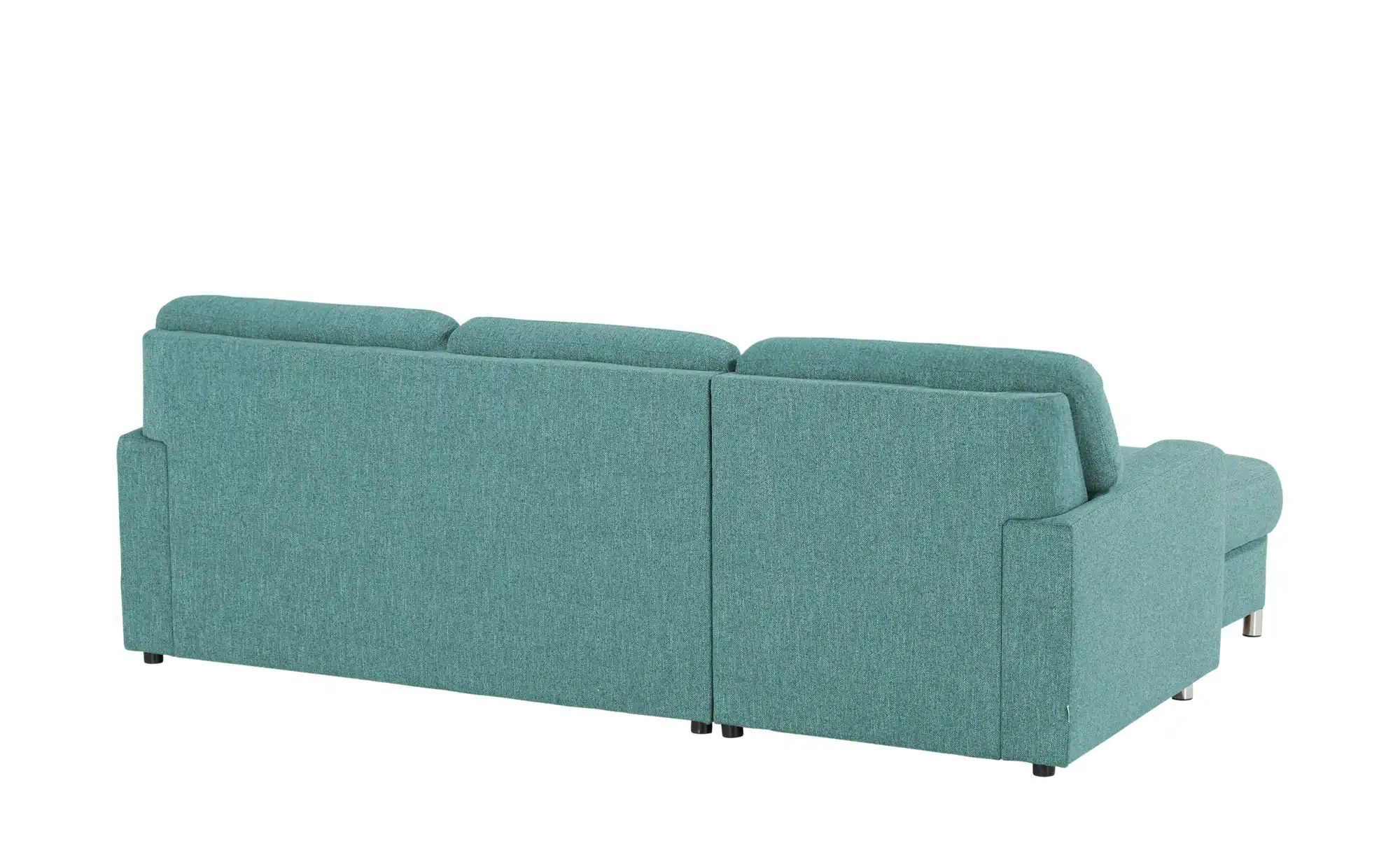 smart Ecksofa  Valencia ¦ türkis/petrol ¦ Maße (cm): B: 267 H: 90 T: 173 Po günstig online kaufen