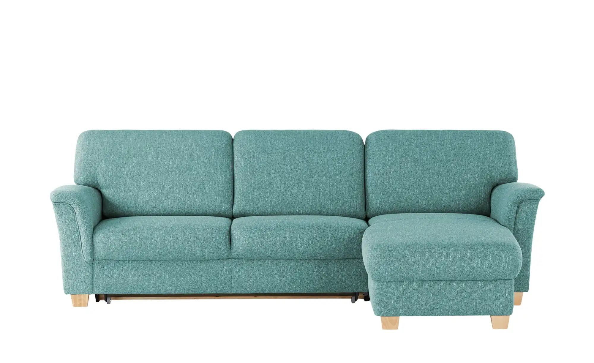 smart Ecksofa  Valencia ¦ türkis/petrol ¦ Maße (cm): B: 269 H: 90 T: 173 Po günstig online kaufen