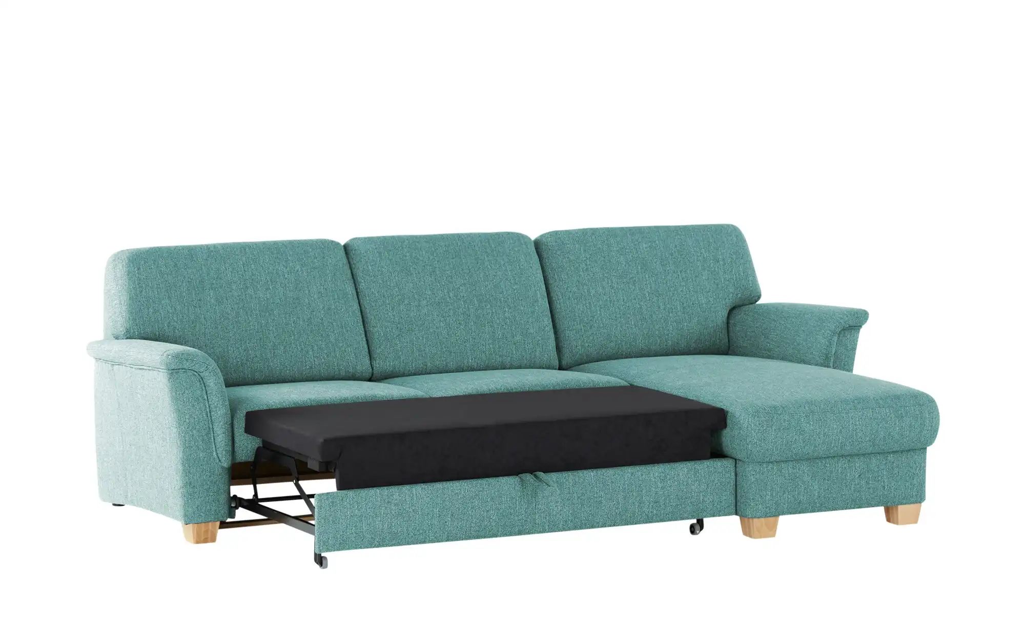 smart Ecksofa  Valencia ¦ türkis/petrol ¦ Maße (cm): B: 269 H: 90 T: 173 Po günstig online kaufen