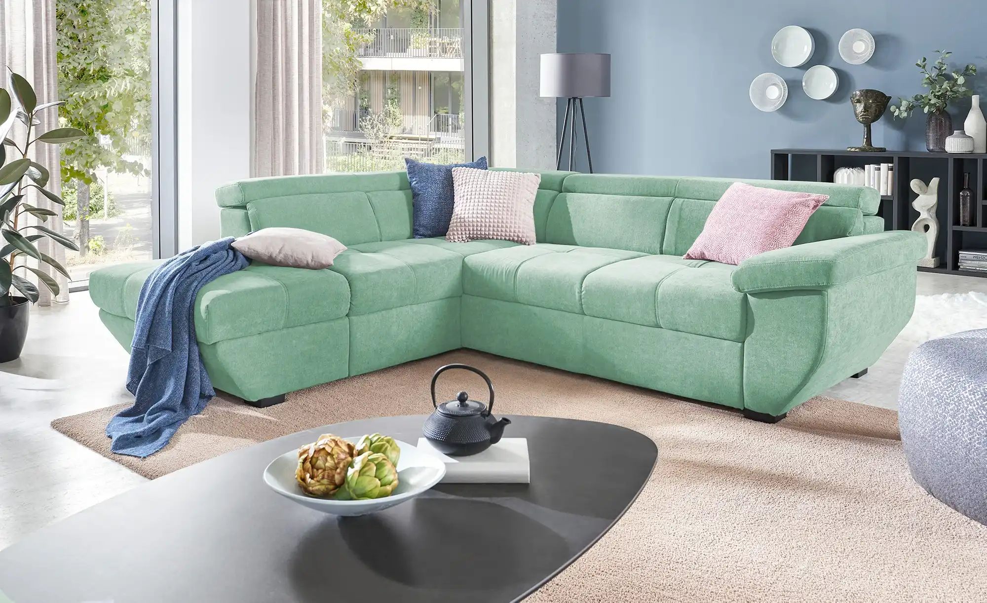 uno Ecksofa  Formula ¦ grün ¦ Maße (cm): B: 262 H: 79 T: 224 Polstermöbel > günstig online kaufen