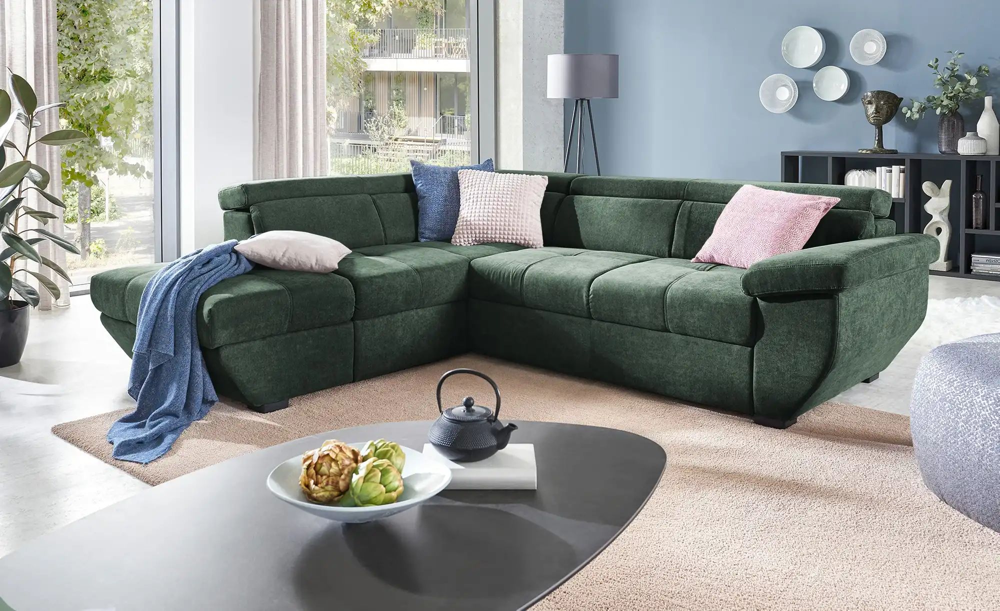 uno Ecksofa  Formula ¦ grün ¦ Maße (cm): B: 262 H: 79 T: 224 Polstermöbel > günstig online kaufen