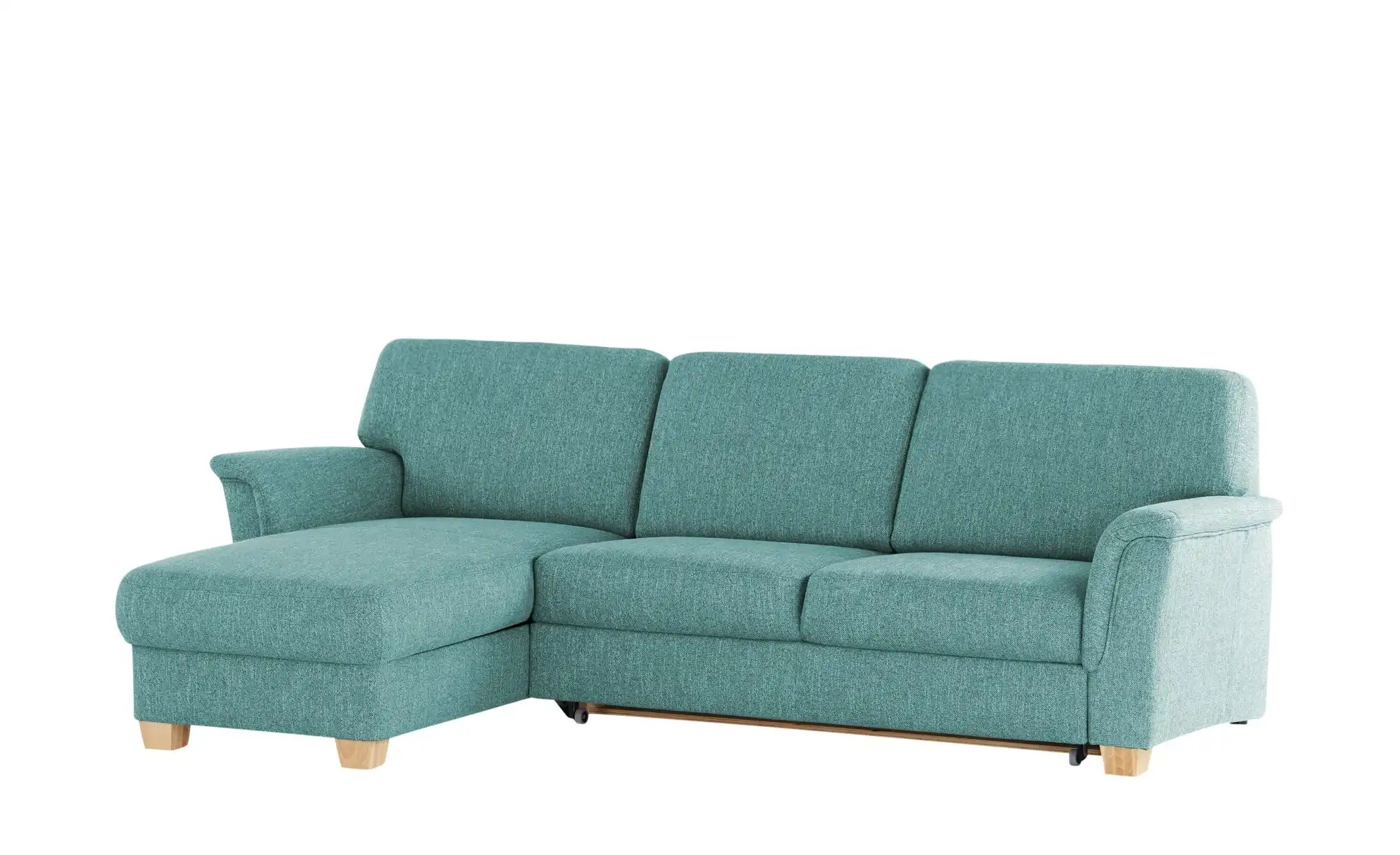 smart Ecksofa  Valencia ¦ türkis/petrol ¦ Maße (cm): B: 269 H: 90 T: 173 Po günstig online kaufen