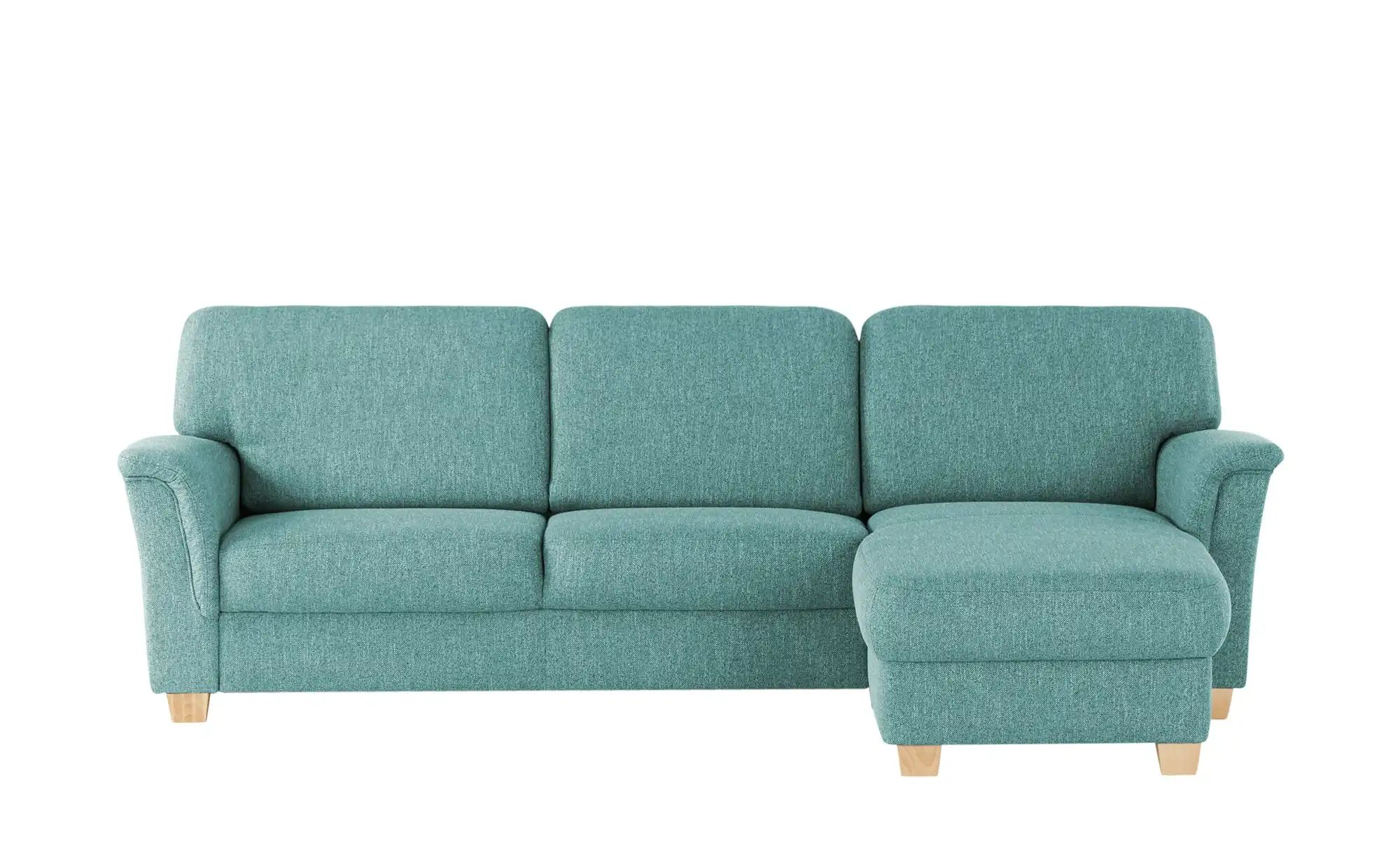 smart Ecksofa  Valencia ¦ türkis/petrol ¦ Maße (cm): B: 265 H: 90 T: 173 Po günstig online kaufen