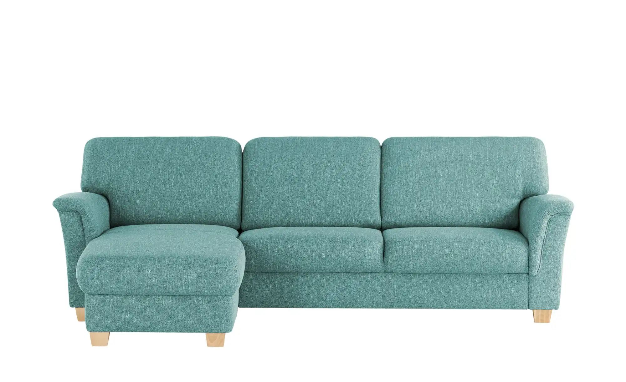 smart Ecksofa  Valencia ¦ türkis/petrol ¦ Maße (cm): B: 265 H: 90 T: 173 Po günstig online kaufen