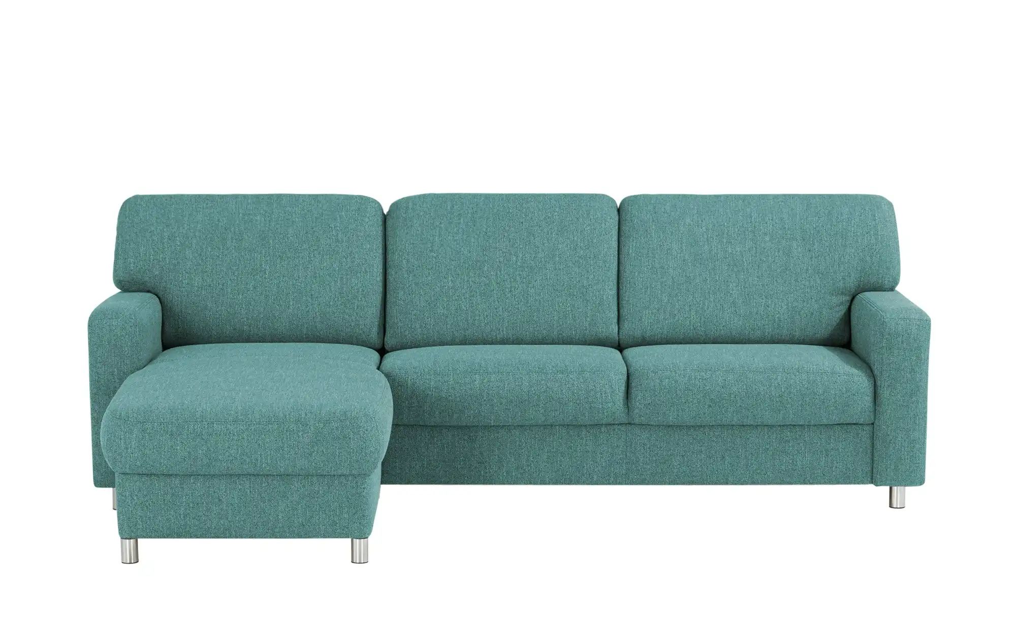 smart Ecksofa  Valencia ¦ türkis/petrol ¦ Maße (cm): B: 253 H: 90 T: 173 Po günstig online kaufen