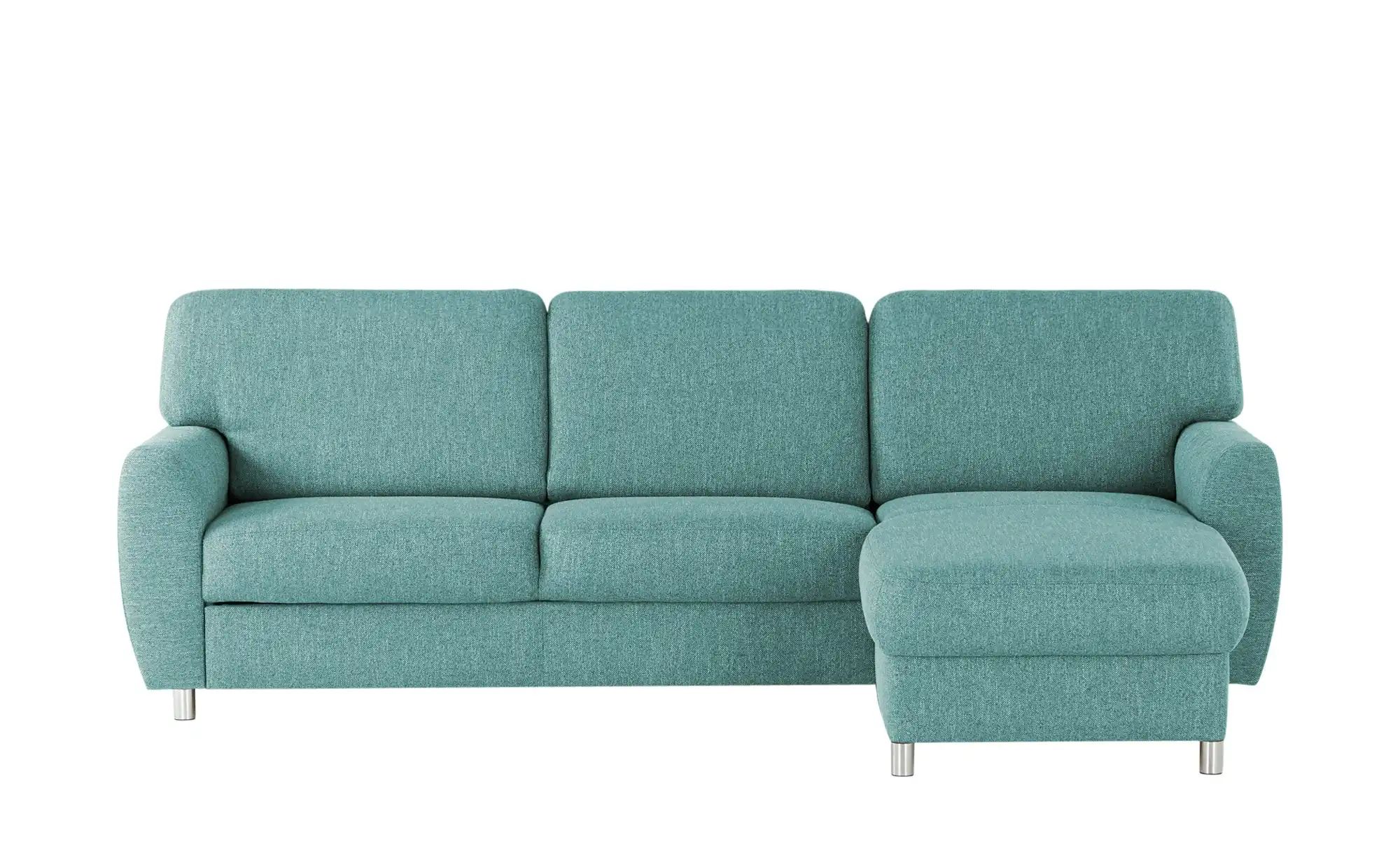 smart Ecksofa  Valencia ¦ türkis/petrol ¦ Maße (cm): B: 261 H: 90 T: 173 Po günstig online kaufen