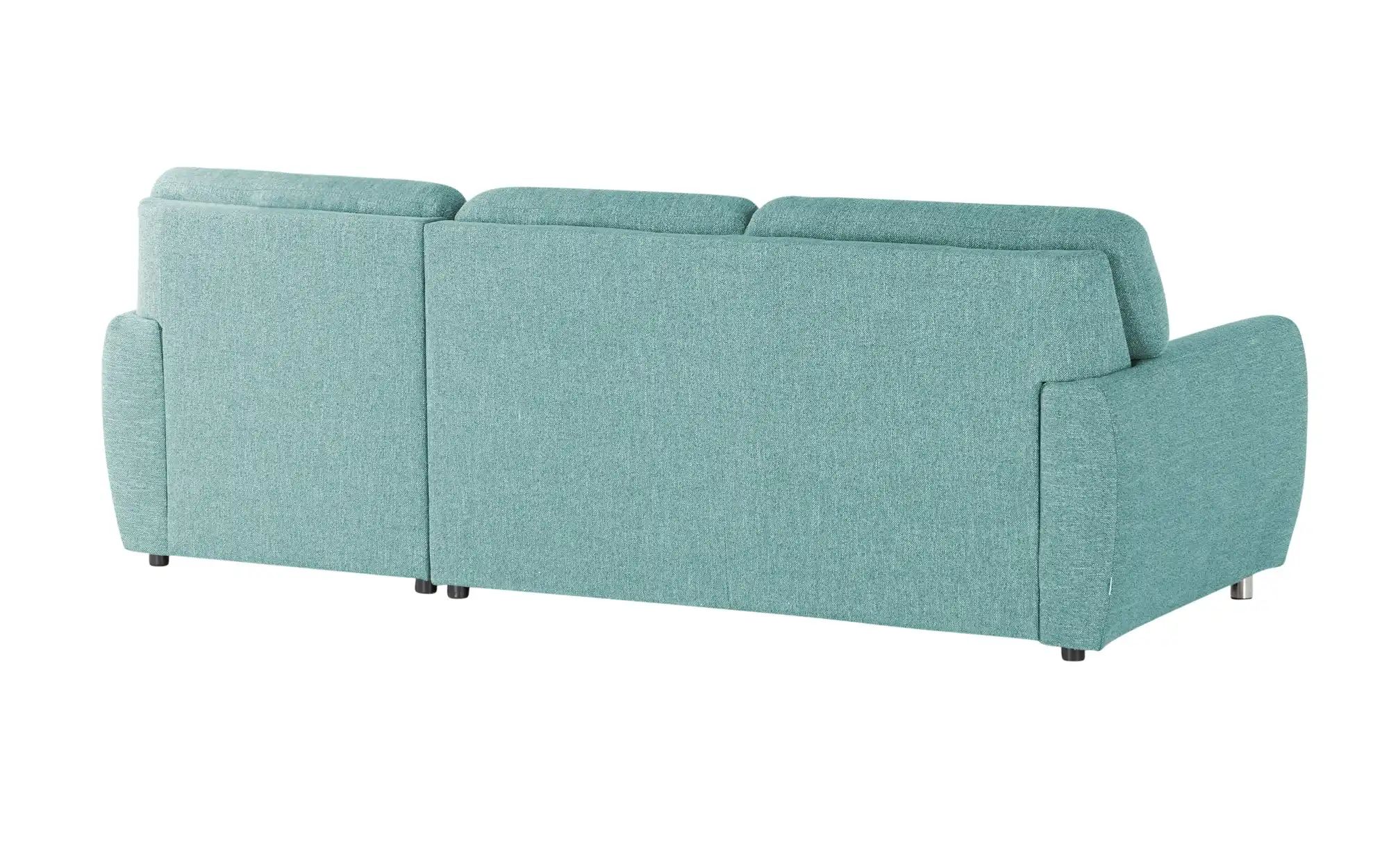 smart Ecksofa  Valencia ¦ türkis/petrol ¦ Maße (cm): B: 261 H: 90 T: 173 Po günstig online kaufen