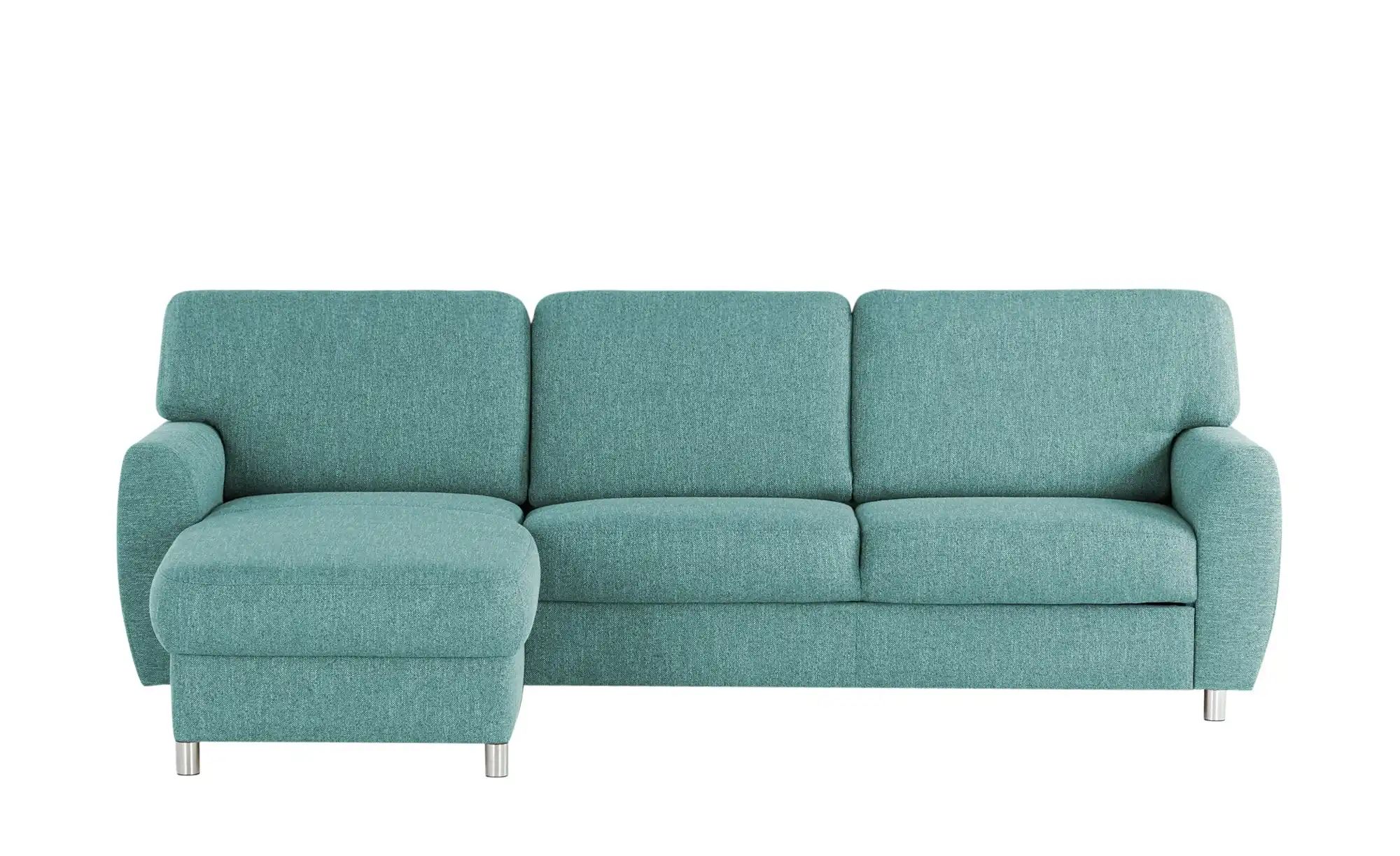 smart Ecksofa  Valencia ¦ türkis/petrol ¦ Maße (cm): B: 263 H: 90 T: 173 Po günstig online kaufen