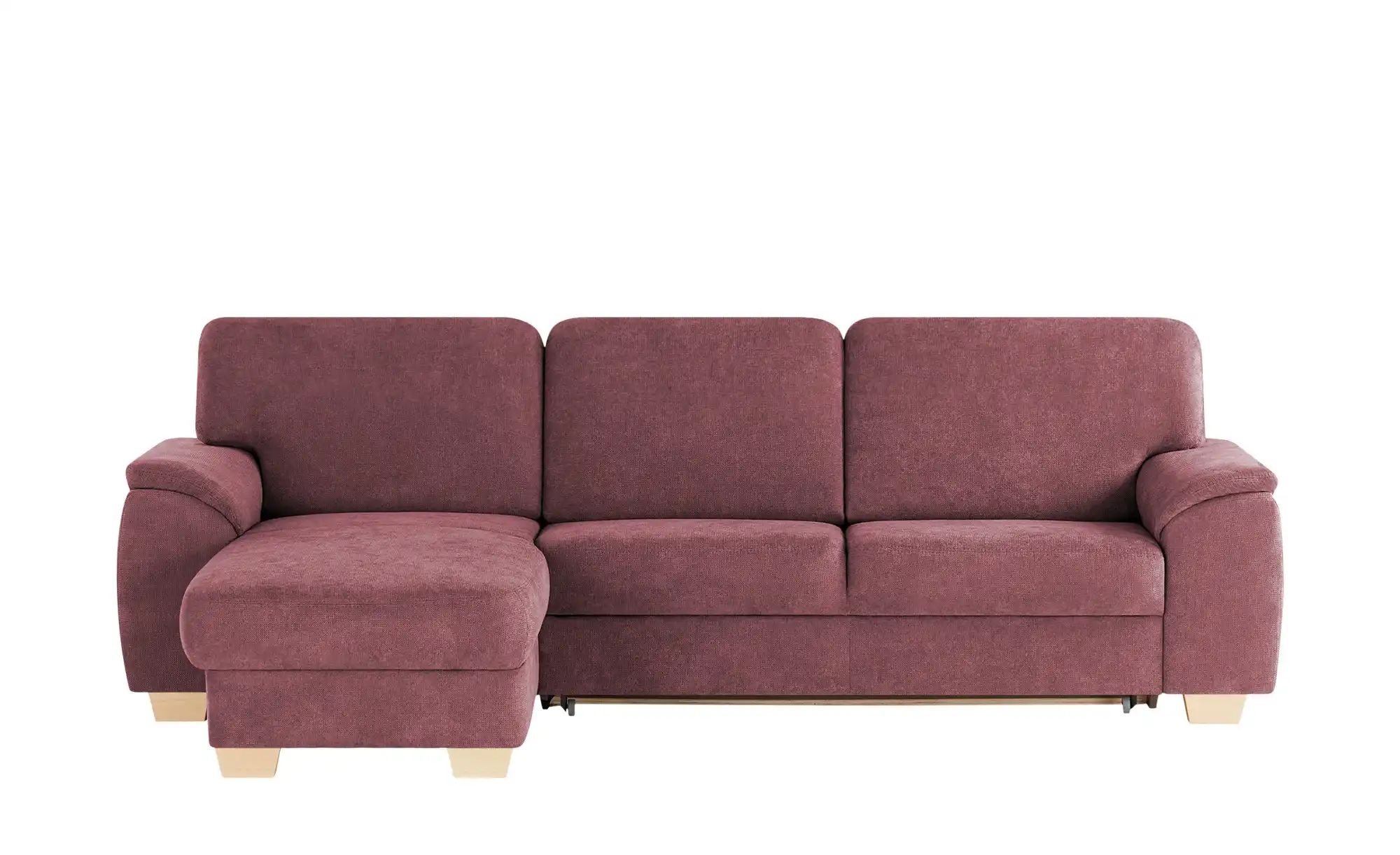 smart Ecksofa  Valencia ¦ rot ¦ Maße (cm): B: 281 H: 90 T: 173 Polstermöbel günstig online kaufen