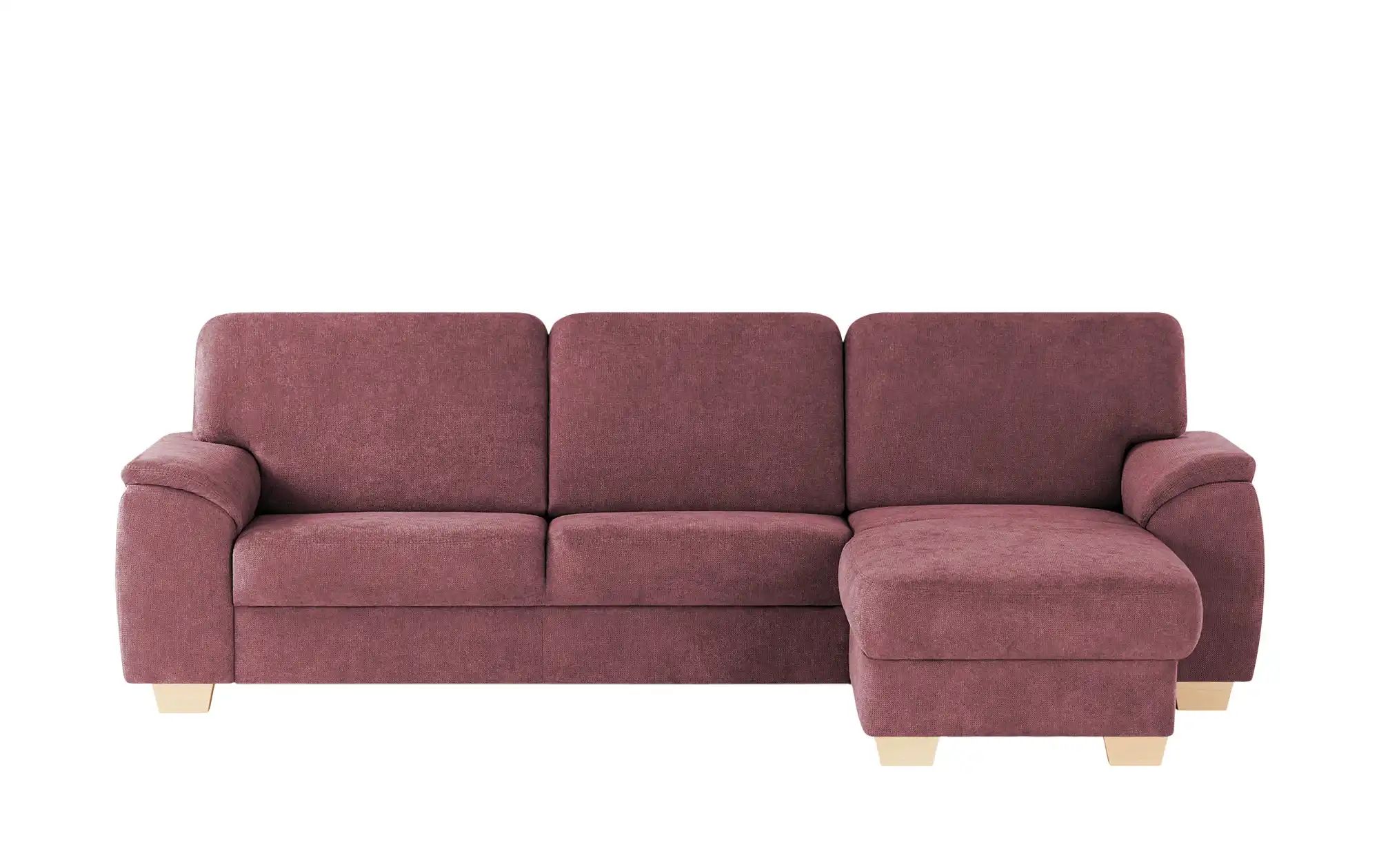 smart Ecksofa  Valencia ¦ rot ¦ Maße (cm): B: 281 H: 90 T: 173 Polstermöbel günstig online kaufen