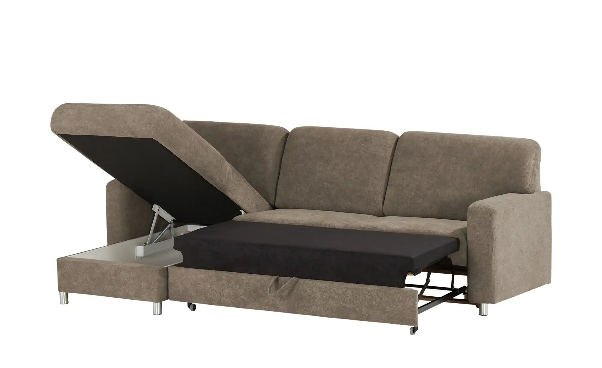 smart Ecksofa  Valencia ¦ braun ¦ Maße (cm): B: 267 H: 90 T: 173 Polstermöb günstig online kaufen