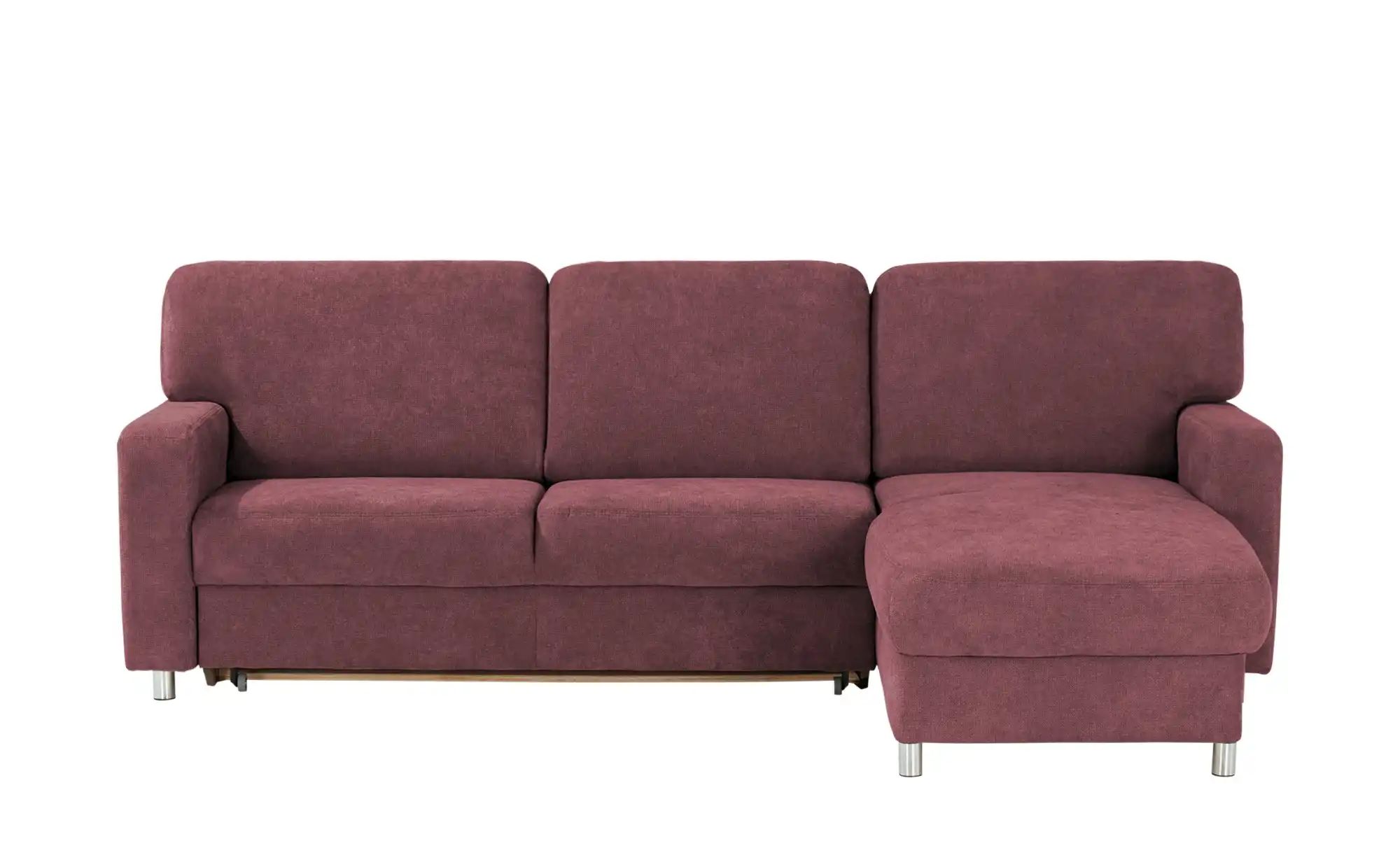 smart Ecksofa  Valencia ¦ rot ¦ Maße (cm): B: 267 H: 90 T: 173.0 Polstermöb günstig online kaufen
