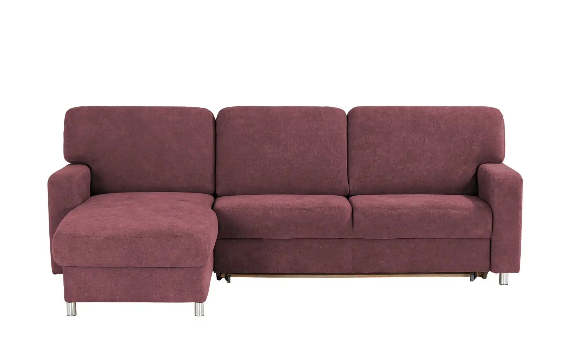 smart Ecksofa  Valencia ¦ rot ¦ Maße (cm): B: 267 H: 90 T: 173 Polstermöbel günstig online kaufen