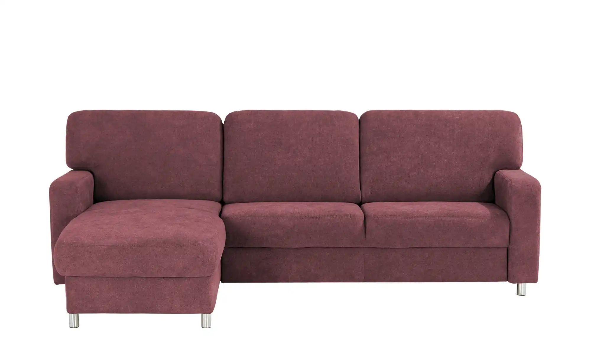 smart Ecksofa  Valencia ¦ rot ¦ Maße (cm): B: 267 H: 90 T: 173 Polstermöbel günstig online kaufen