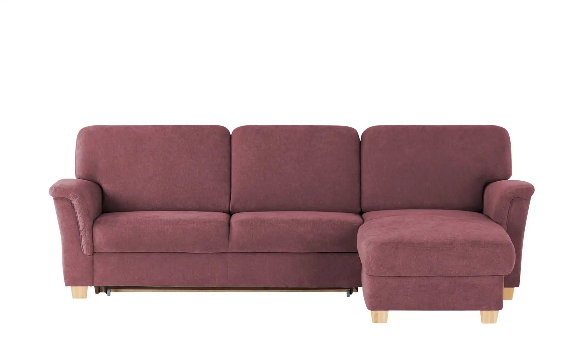 smart Ecksofa  Valencia ¦ rot ¦ Maße (cm): B: 269 H: 90 T: 173 Polstermöbel günstig online kaufen