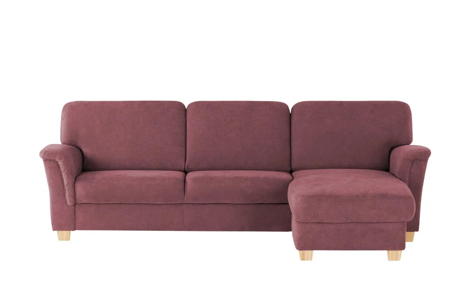 smart Ecksofa  Valencia ¦ rot ¦ Maße (cm): B: 269 H: 90 T: 173 Polstermöbel günstig online kaufen