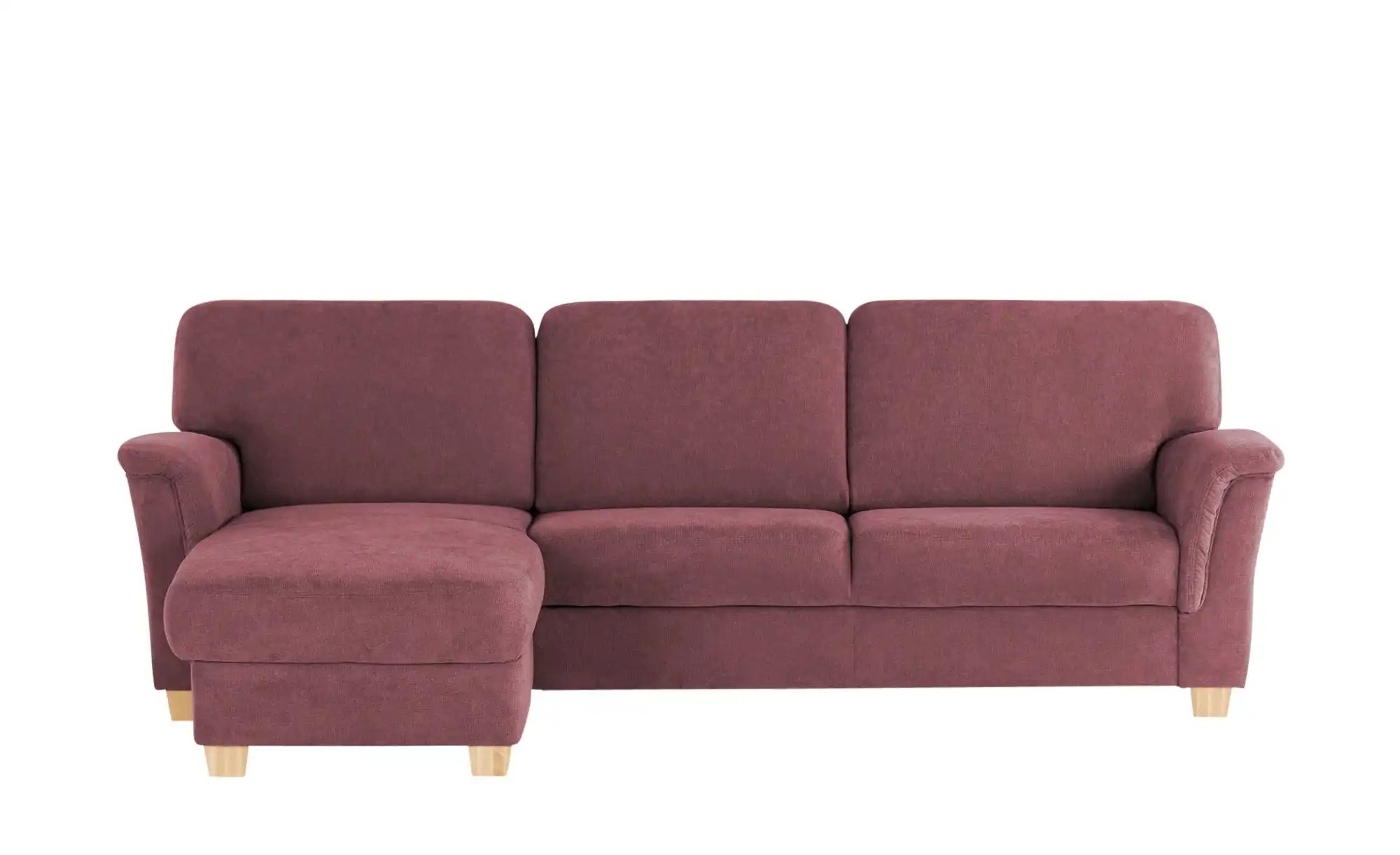 smart Ecksofa  Valencia ¦ rot ¦ Maße (cm): B: 269 H: 90 T: 173 Polstermöbel günstig online kaufen