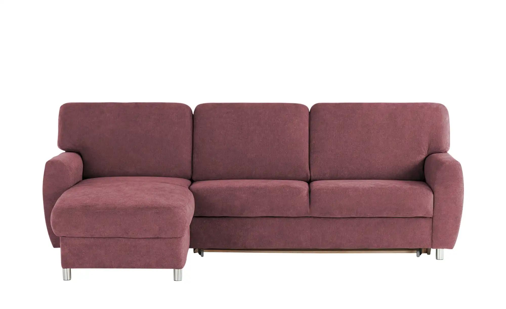 smart Ecksofa  Valencia ¦ rot ¦ Maße (cm): B: 263 H: 90 T: 173 Polstermöbel günstig online kaufen