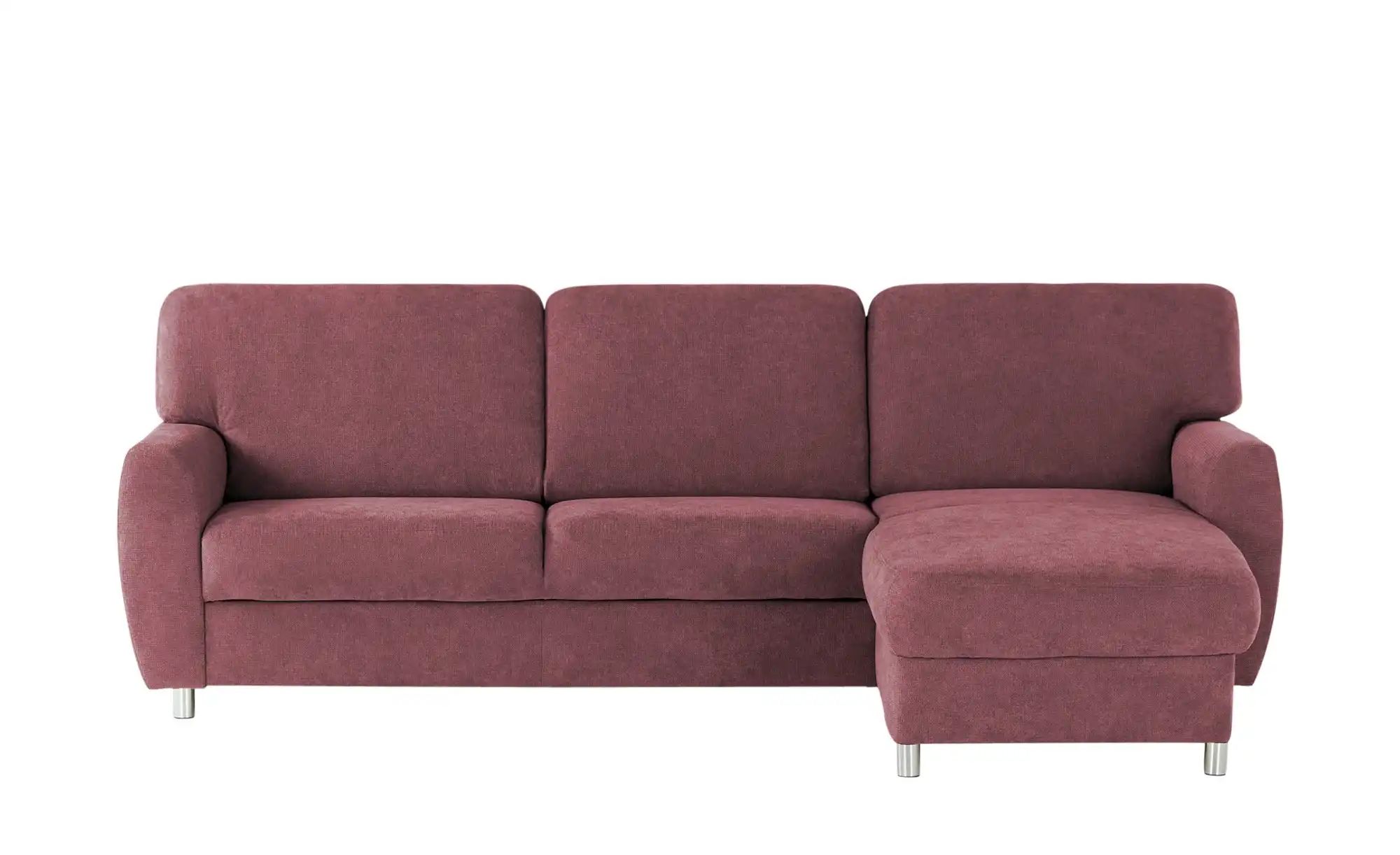 smart Ecksofa  Valencia ¦ rot ¦ Maße (cm): B: 263 H: 90 T: 173 Polstermöbel günstig online kaufen