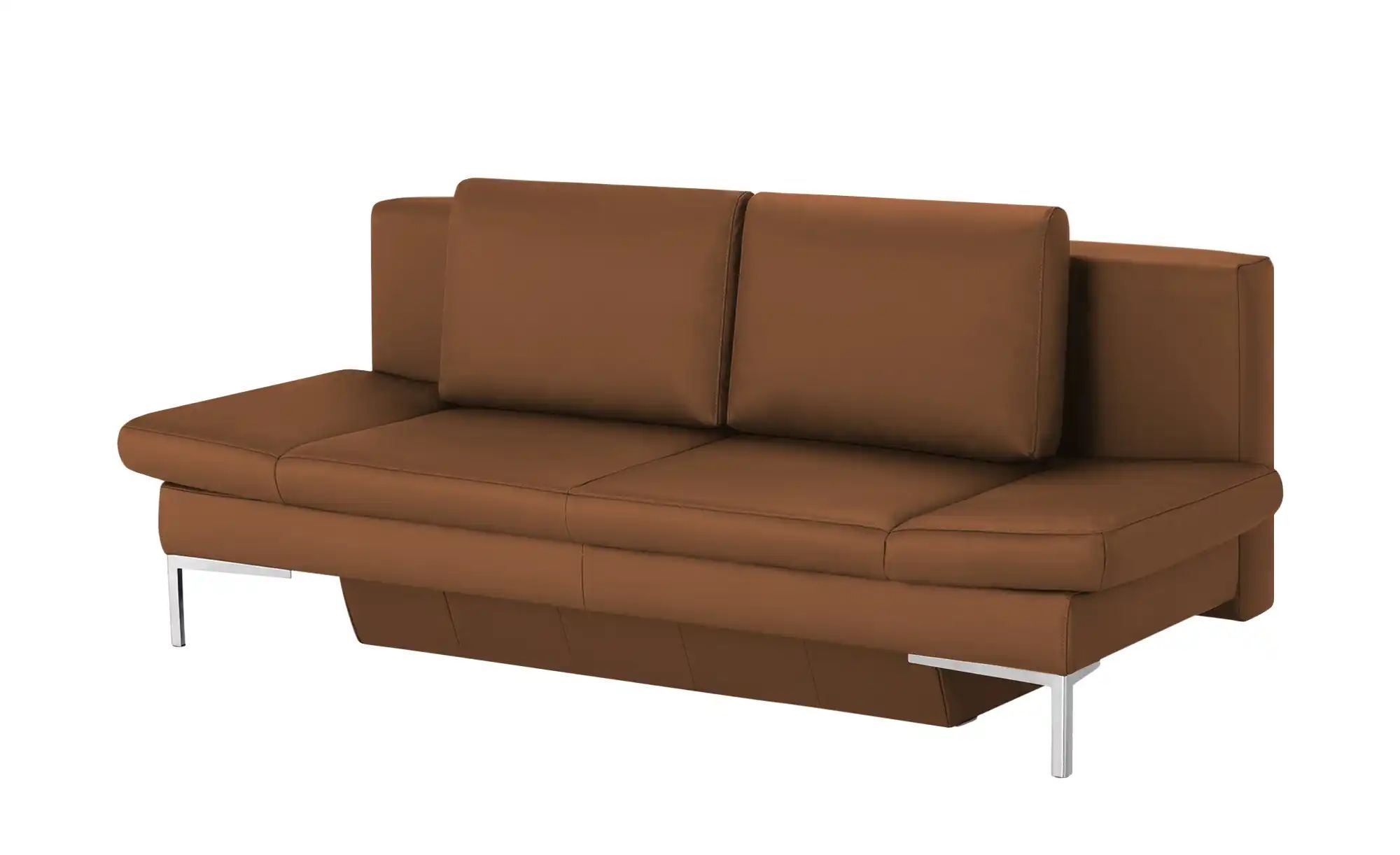 Thumbnail - Schlafsofa mit Sitz- und Rückenfläche aus Echtleder Kenny ¦ braun ¦ Maße (cm): B: 204 H: 88 T: 91.0 Polstermöbel > Sofas...