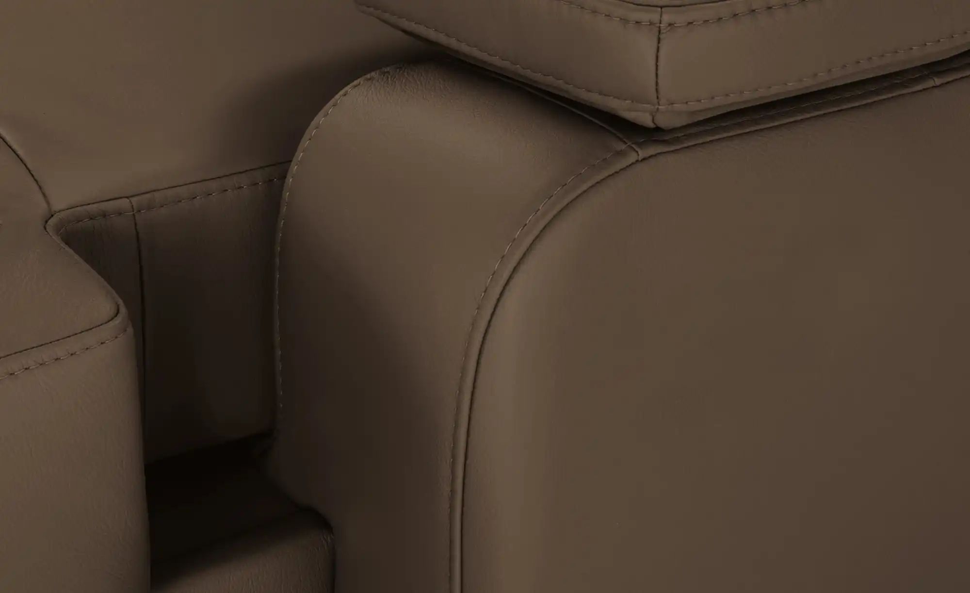 meinSofa Wohnlandschaft Kathi | Kastanie (Braun), links