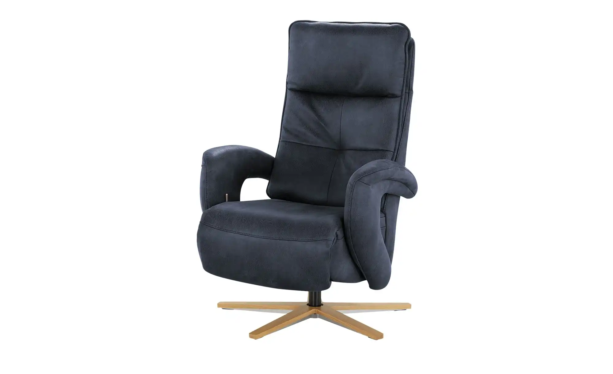 Mein Sofa bold Relaxsessel  Edvin ¦ blau ¦ Maße (cm): B: 75 H: 112 T: 87 Polstermöbel > Sessel > Ledersessel - Höffner