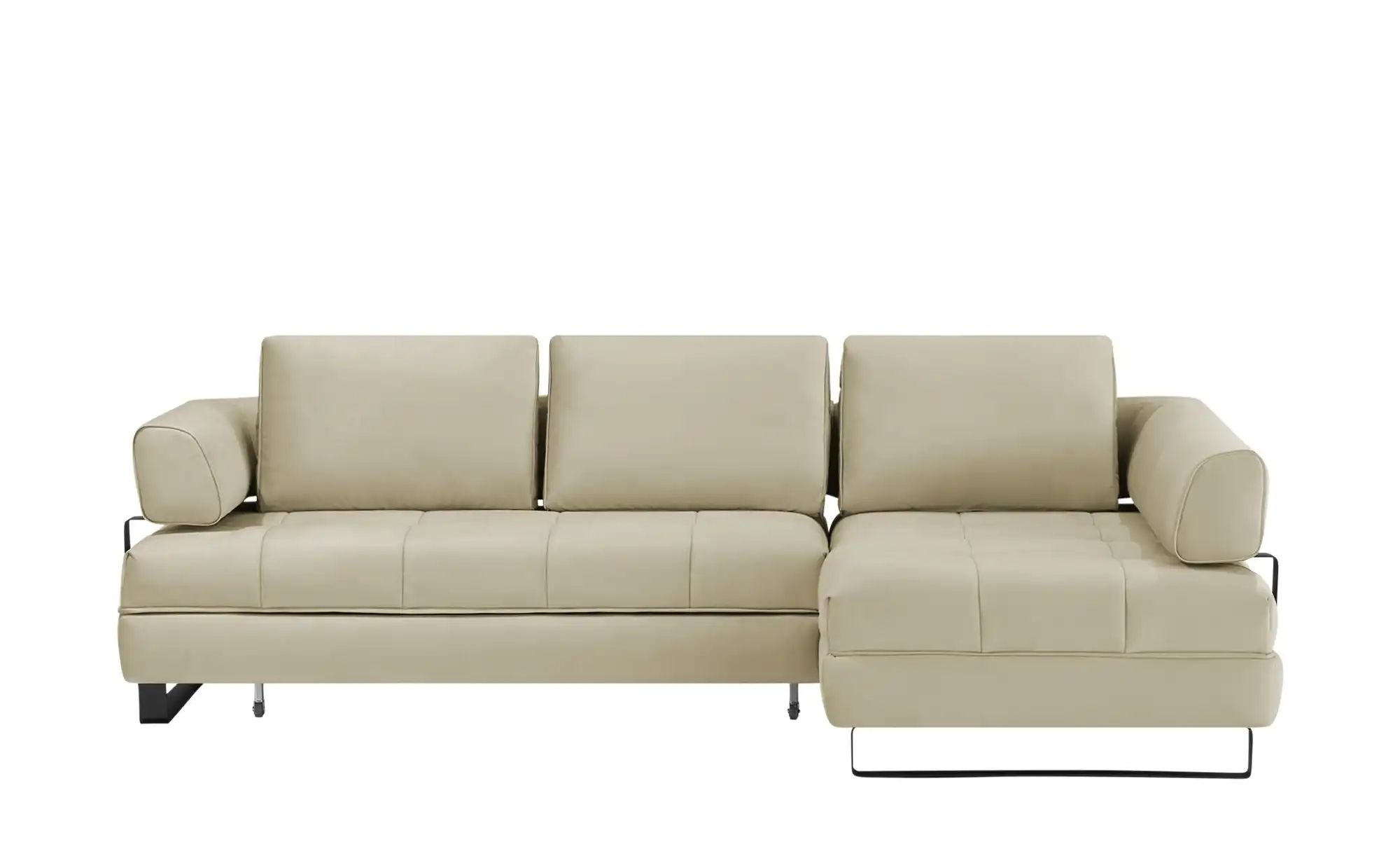 switch Ecksofa in Lederoptik Havana ¦ beige ¦ Maße (cm): B: 272 H: 89 T: 17 günstig online kaufen