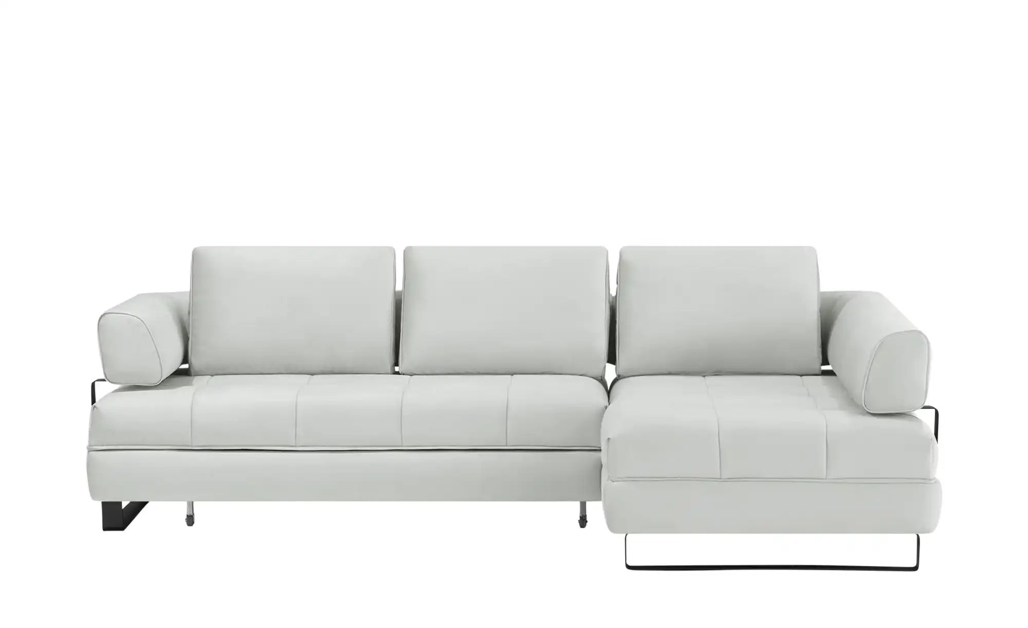 switch Ecksofa in Lederoptik Havana ¦ grau ¦ Maße (cm): B: 272 H: 89 T: 173 günstig online kaufen