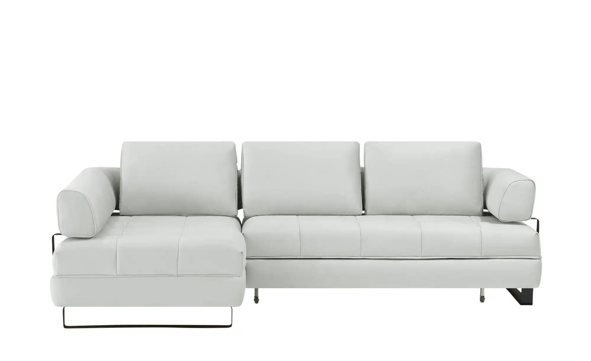 switch Ecksofa in Lederoptik Havana ¦ grau ¦ Maße (cm): B: 272 H: 89 T: 173 günstig online kaufen