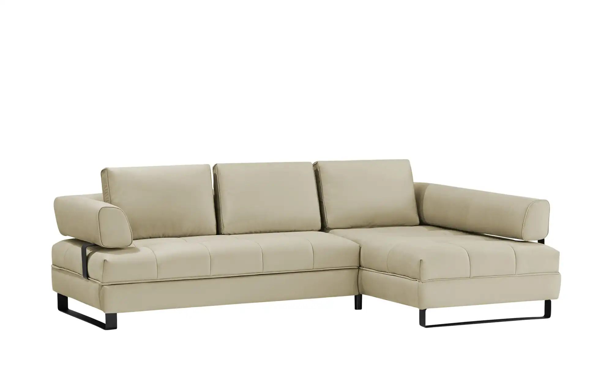 switch Ecksofa in Lederoptik Havana ¦ beige ¦ Maße (cm): B: 272 H: 89 T: 17 günstig online kaufen