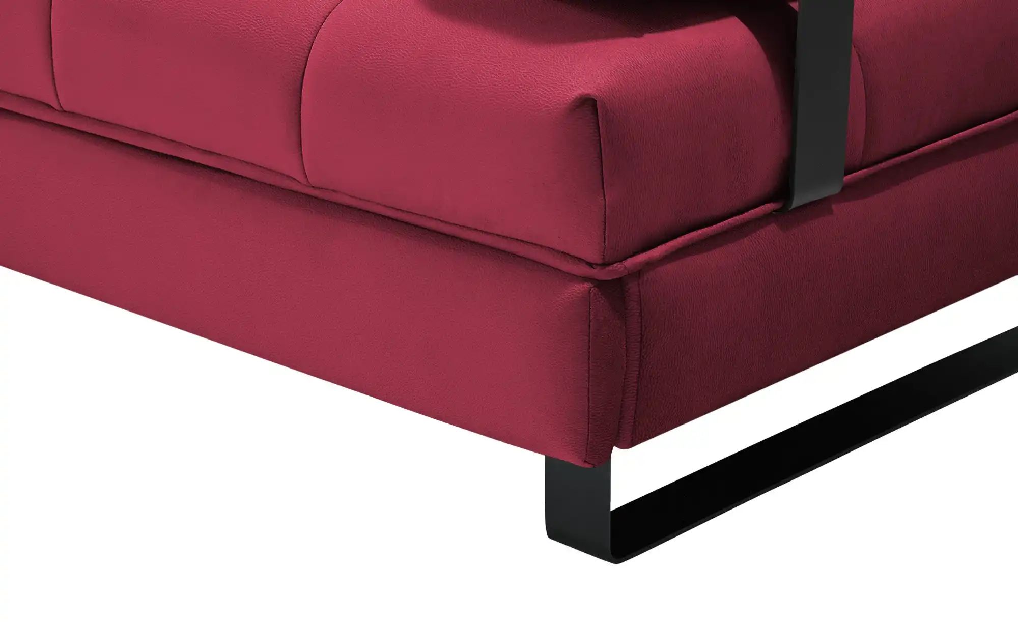 switch Ecksofa in Lederoptik Havana ¦ rot ¦ Maße (cm): B: 272 H: 89 T: 173 günstig online kaufen