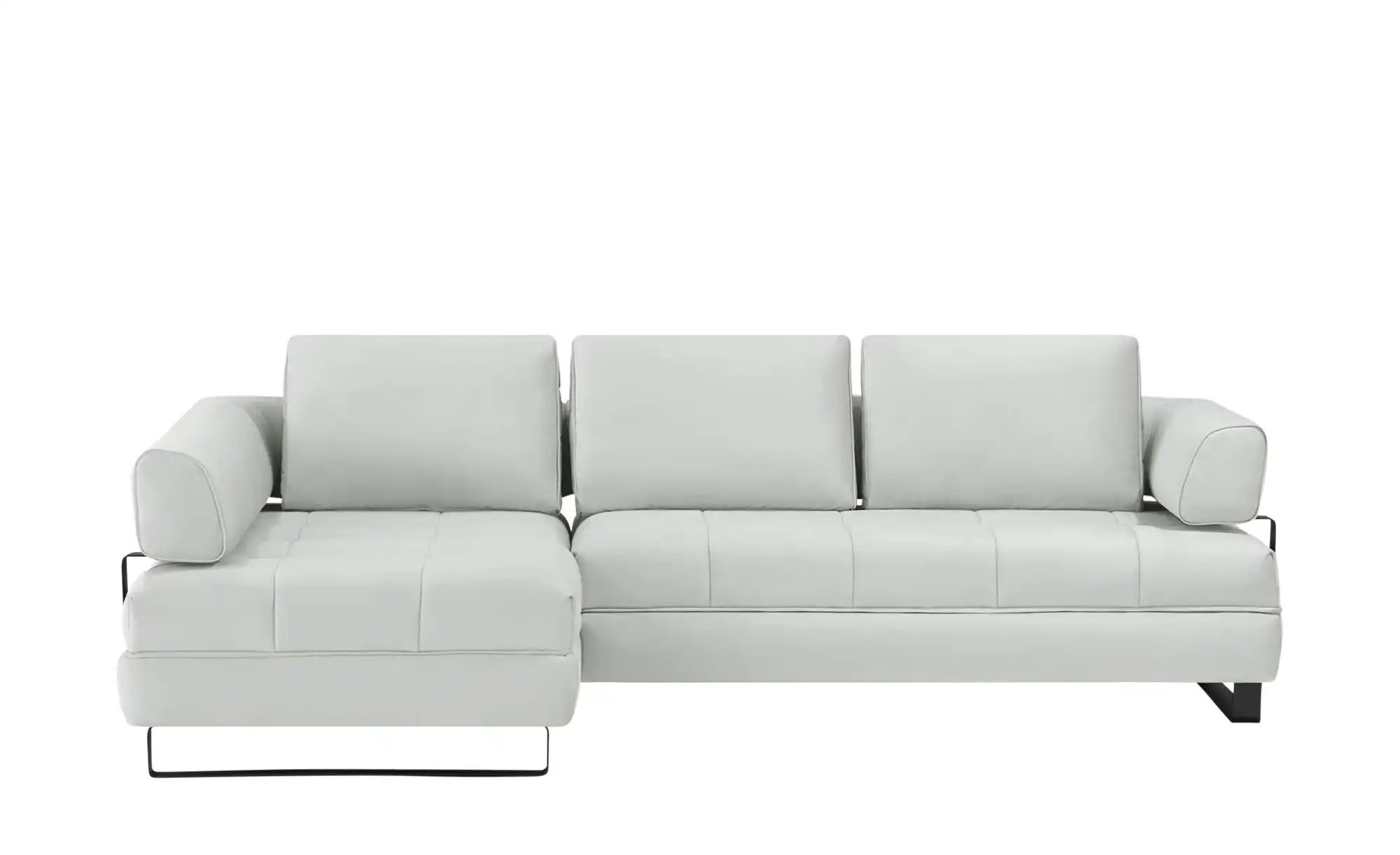 switch Ecksofa in Lederoptik Havana ¦ grau ¦ Maße (cm): B: 272 H: 89 T: 173 günstig online kaufen