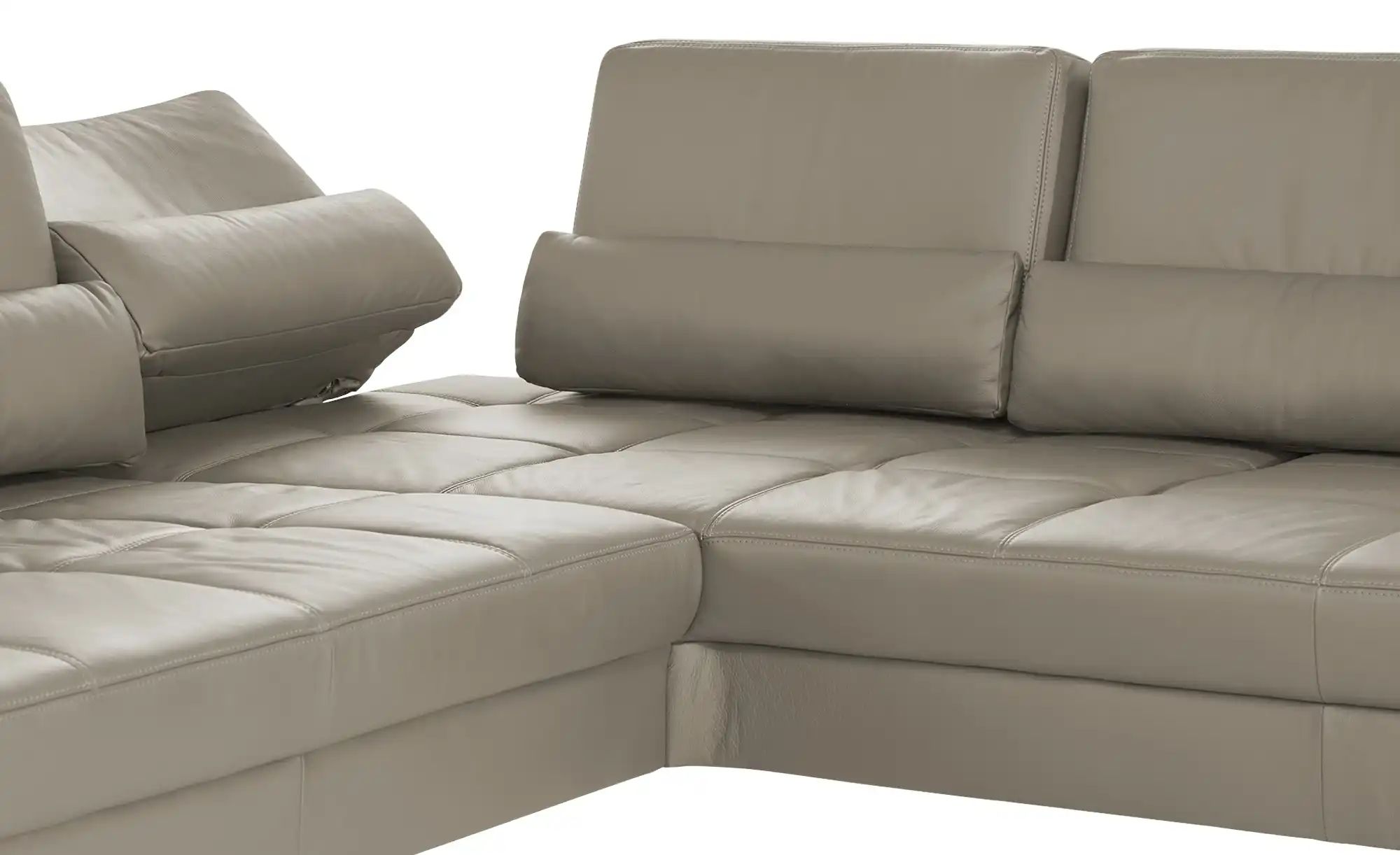 JOOP! Ecksofa Leder Loft 8108 Rauch (Grau), rechts